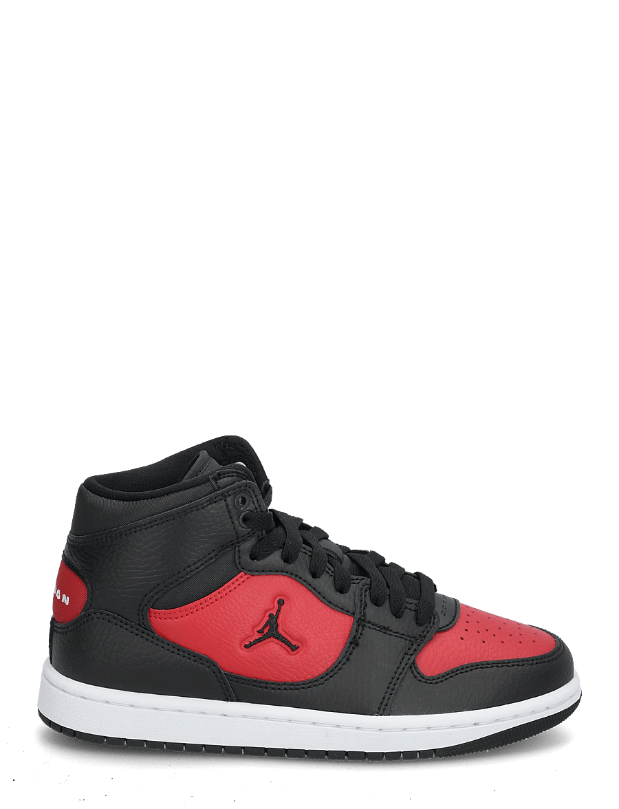 Nike - JORDAN COURT CONNECT MID (GS) - høje sneakers - black/black-gym red-white - 2