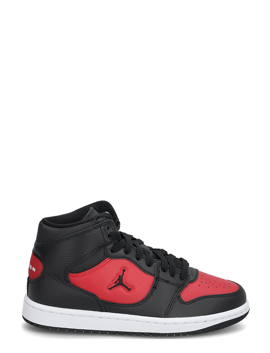Nike - JORDAN COURT CONNECT MID (GS) - hoher schnitt - black/black-gym red-white - 2