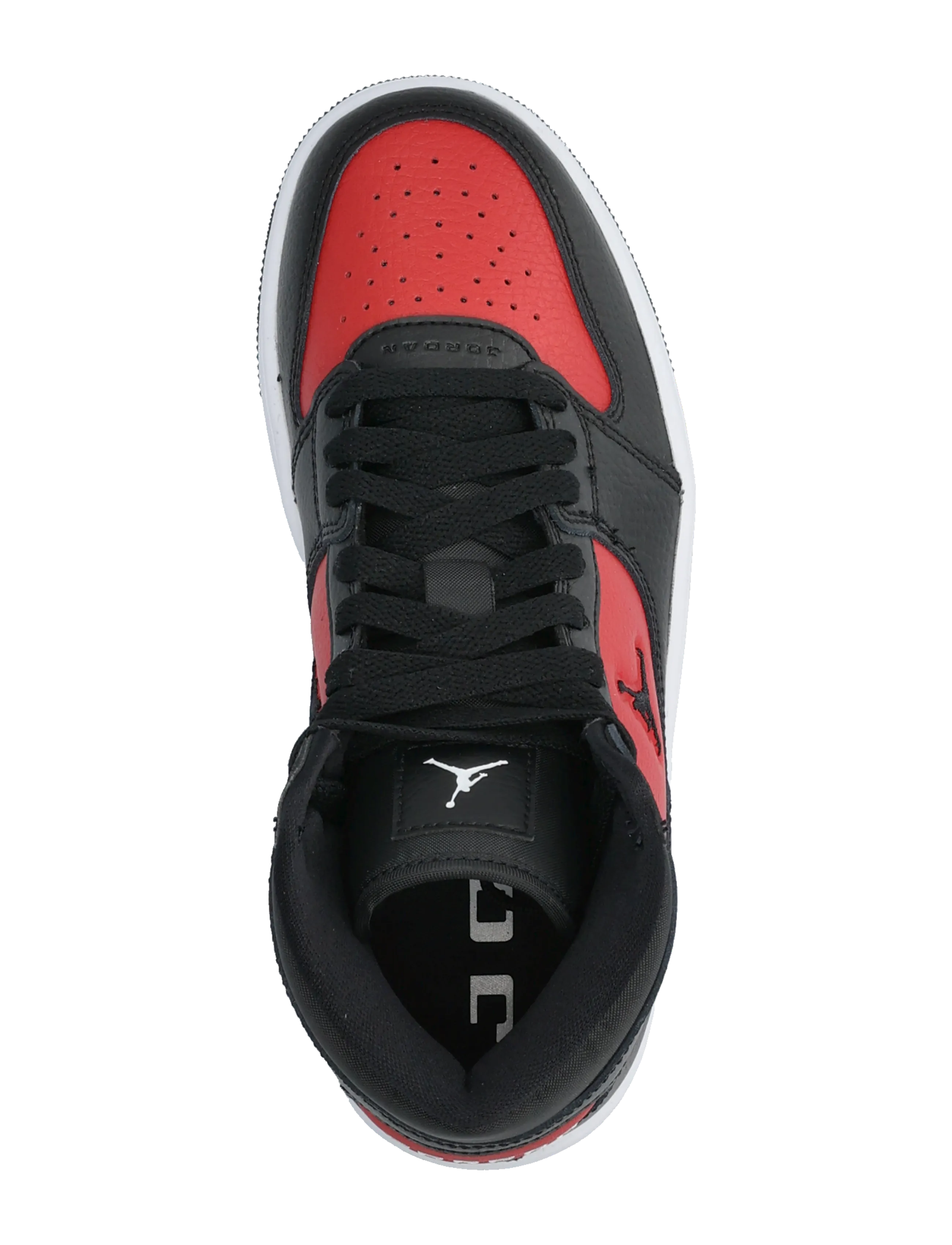 Nike - JORDAN COURT CONNECT MID (GS) - herbstersparnisse - black/black-gym red-white - 3