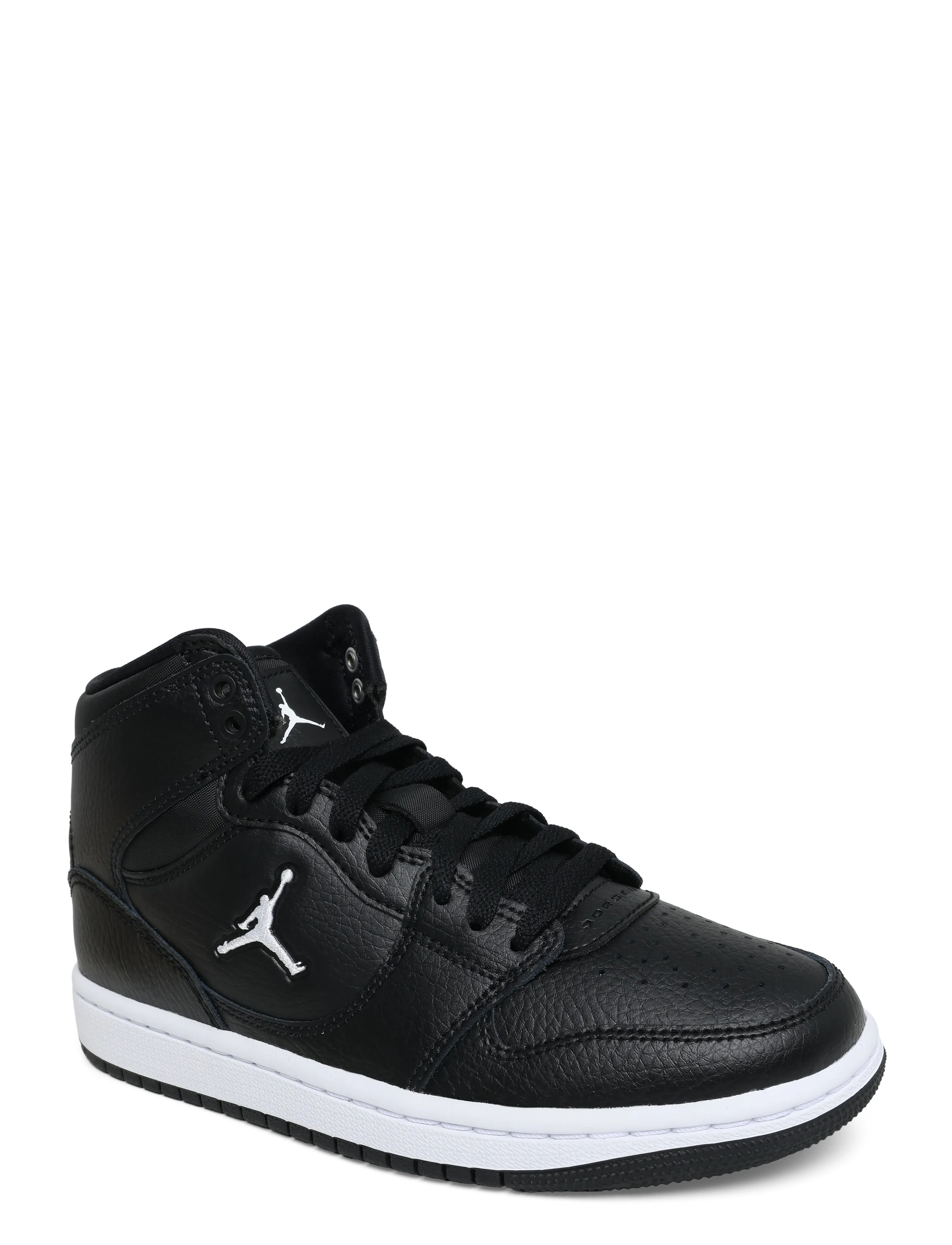 Nike JORDAN COURT CONNECT MID (GS) - Hoher Schnitt - BLACK/WHITE / black