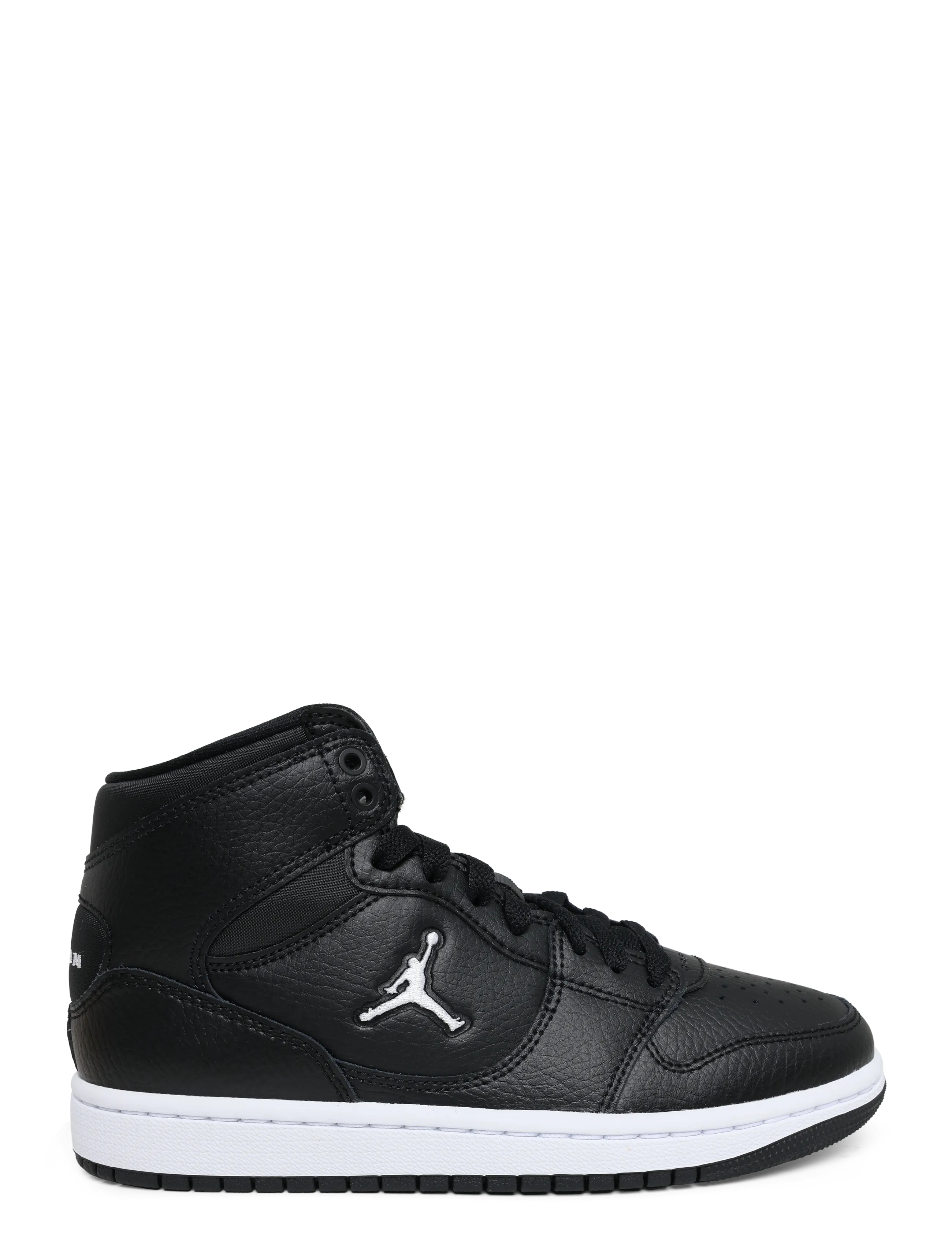 Nike - JORDAN COURT CONNECT MID (GS) - hoher schnitt - black/white - 2
