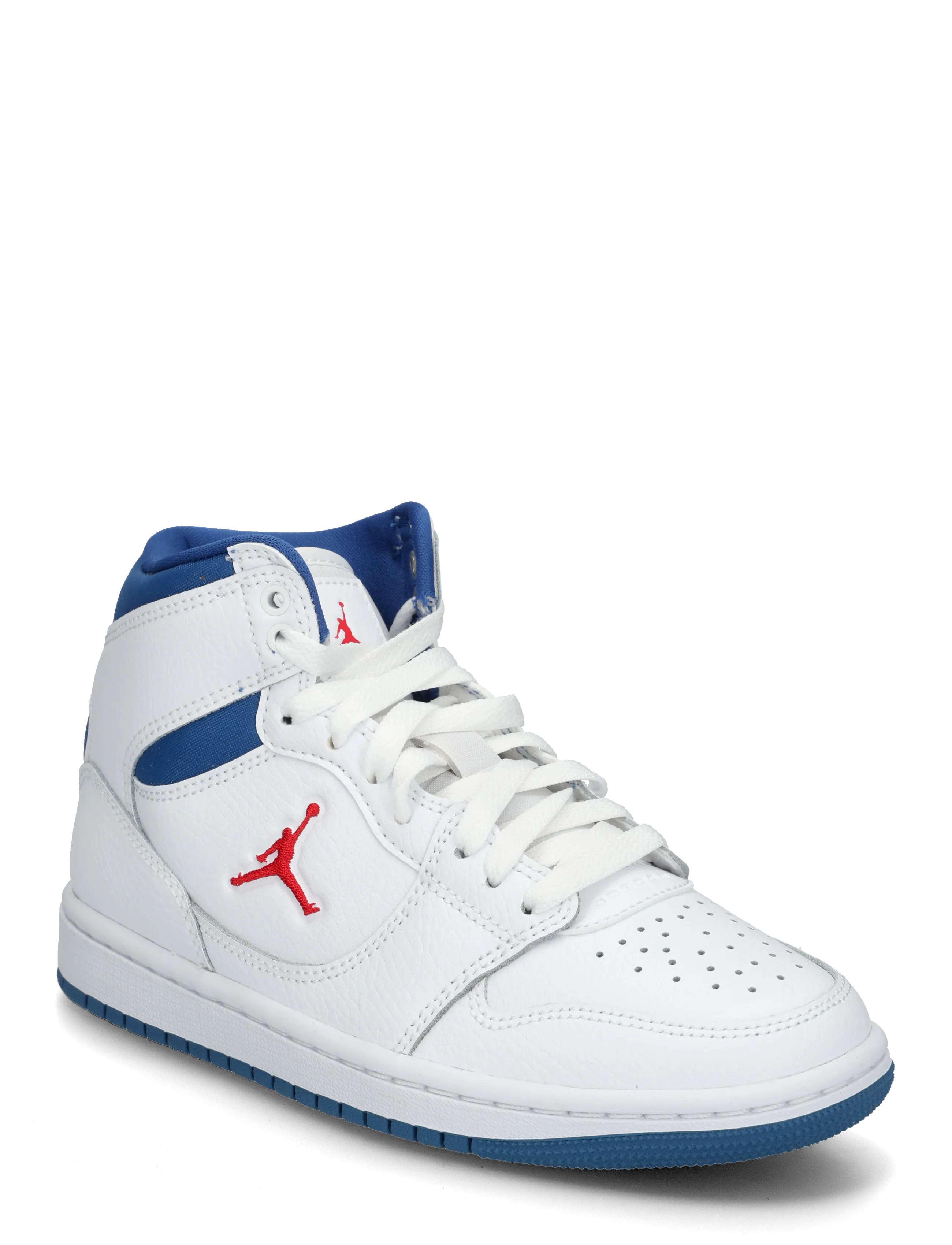 Nike JORDAN COURT CONNECT MID (GS) - Hoher Schnitt - WHITE/FIRE RED-TRUE BLUE / white