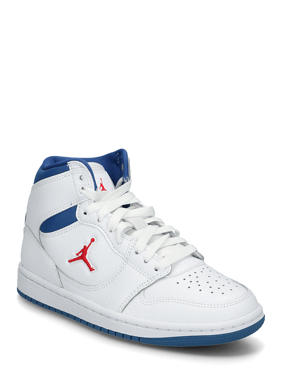 Nike - JORDAN COURT CONNECT MID (GS) - hoher schnitt - white/fire red-true blue - 0