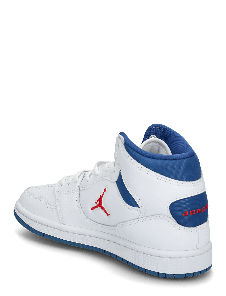 Nike - JORDAN COURT CONNECT MID (GS) - hoher schnitt - white/fire red-true blue - 1