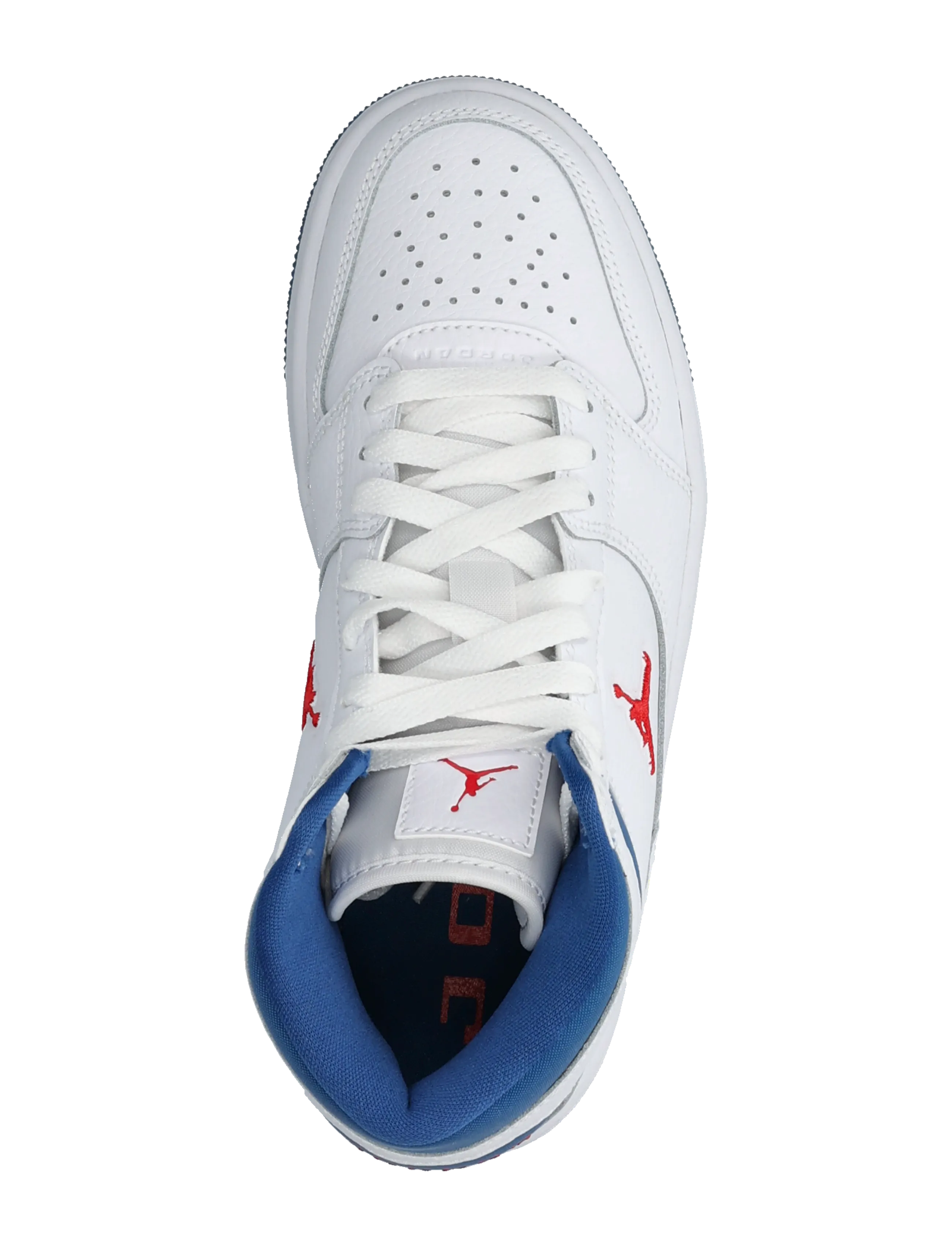Nike - JORDAN COURT CONNECT MID (GS) - herbstersparnisse - white/fire red-true blue - 3