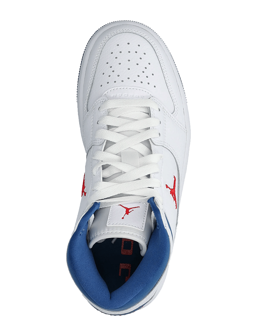 Nike - JORDAN COURT CONNECT MID (GS) - hoher schnitt - white/fire red-true blue - 3