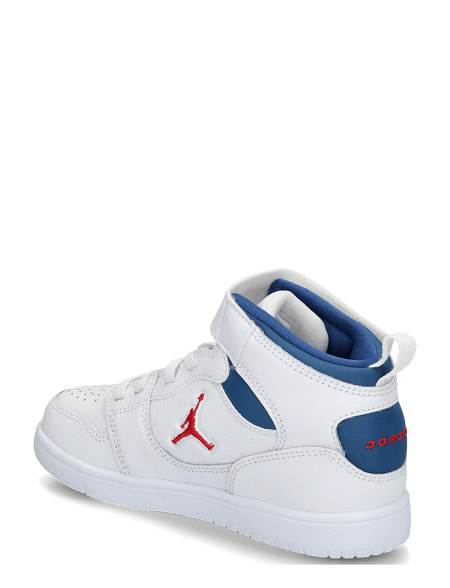 Nike - JORDAN COURT CONNECT MID (PS) - high tops - white/fire red-true blue - 1