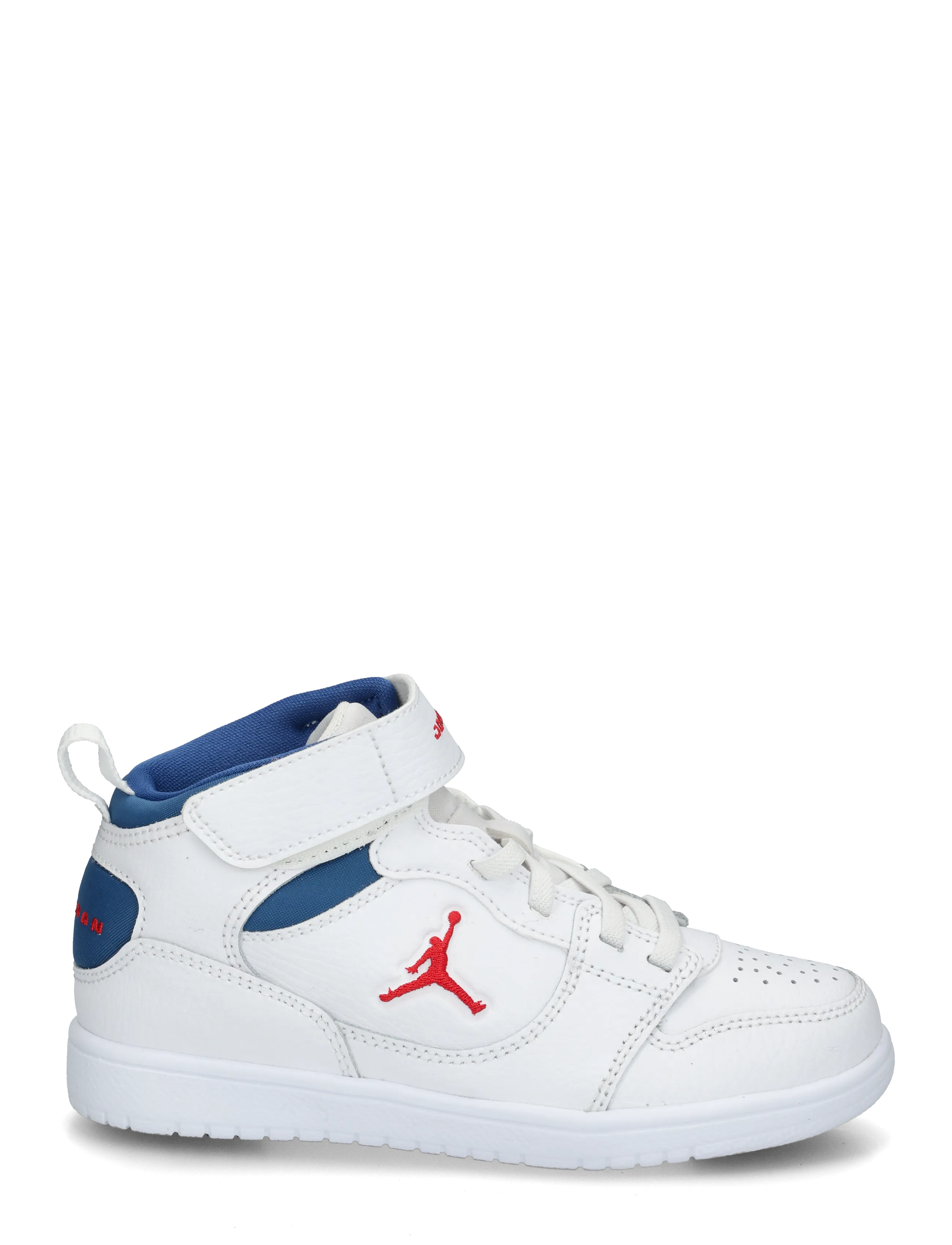 Nike - JORDAN COURT CONNECT MID (PS) - hoher schnitt - white/fire red-true blue - 2