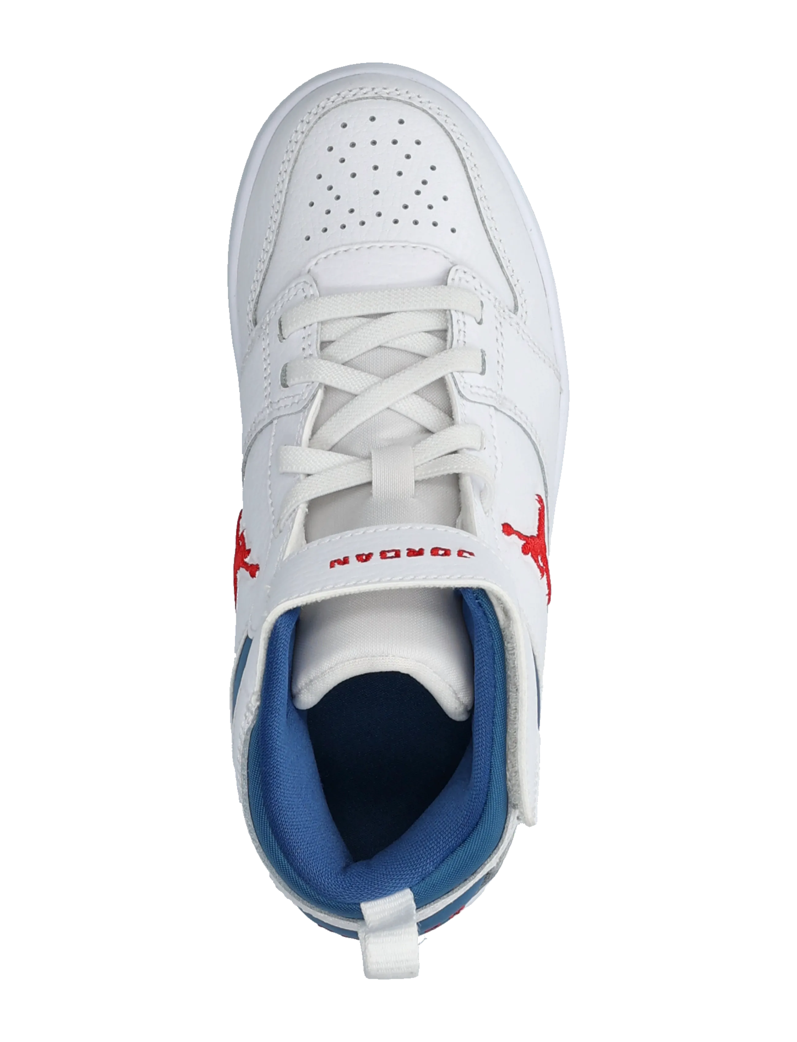Nike - JORDAN COURT CONNECT MID (PS) - hoher schnitt - white/fire red-true blue - 3