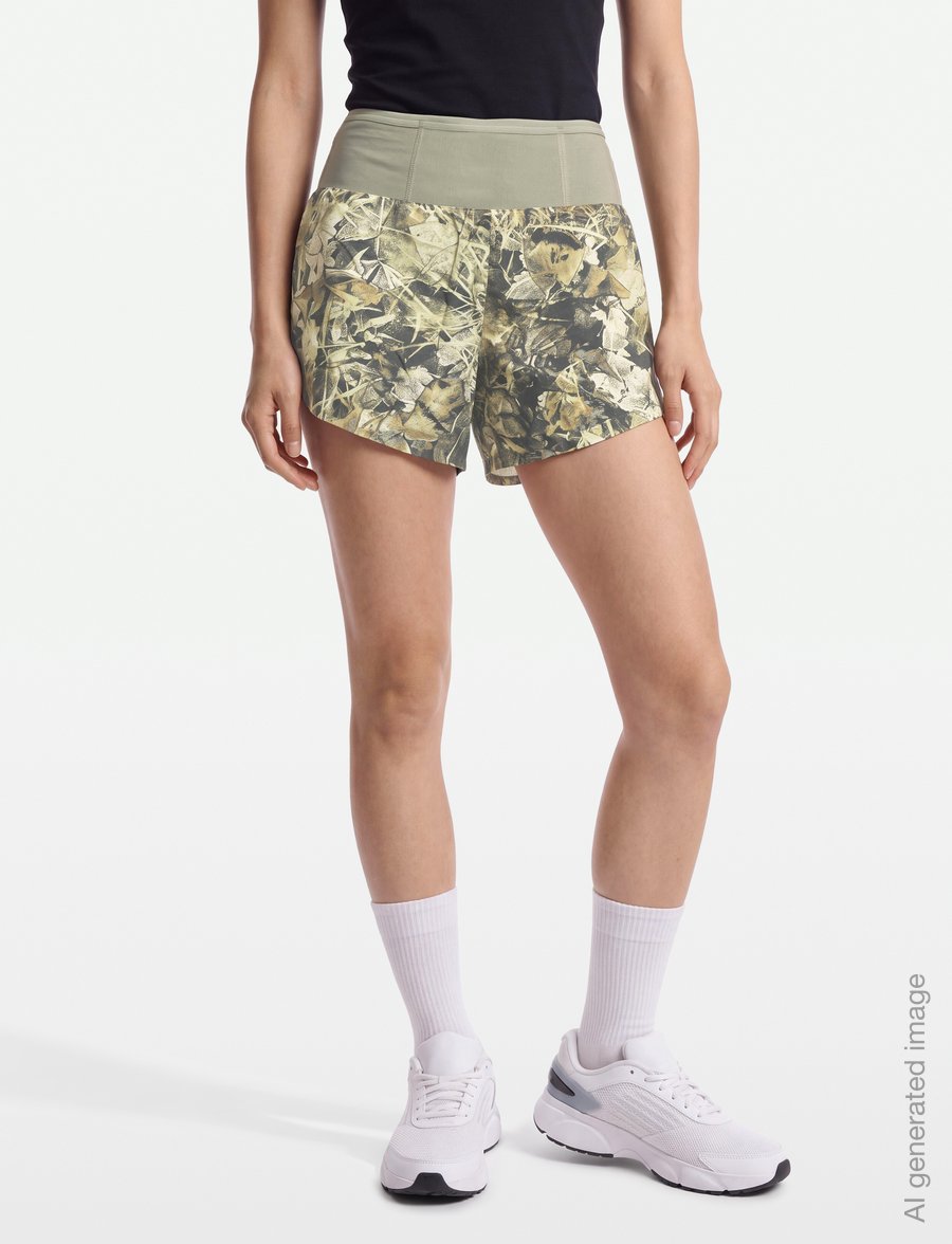 Nike - Nike Dri-FIT Trail 4 Inch Shorts - løbeshorts - sequoia/summit white - 3