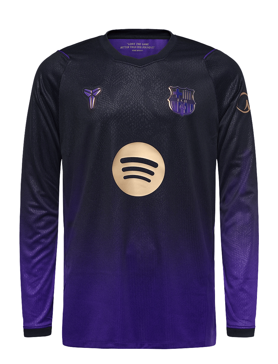 Nike - FCB M NK DF JSY LS STAD AW - fußballoberteile - field purple/field purple/meta - 0