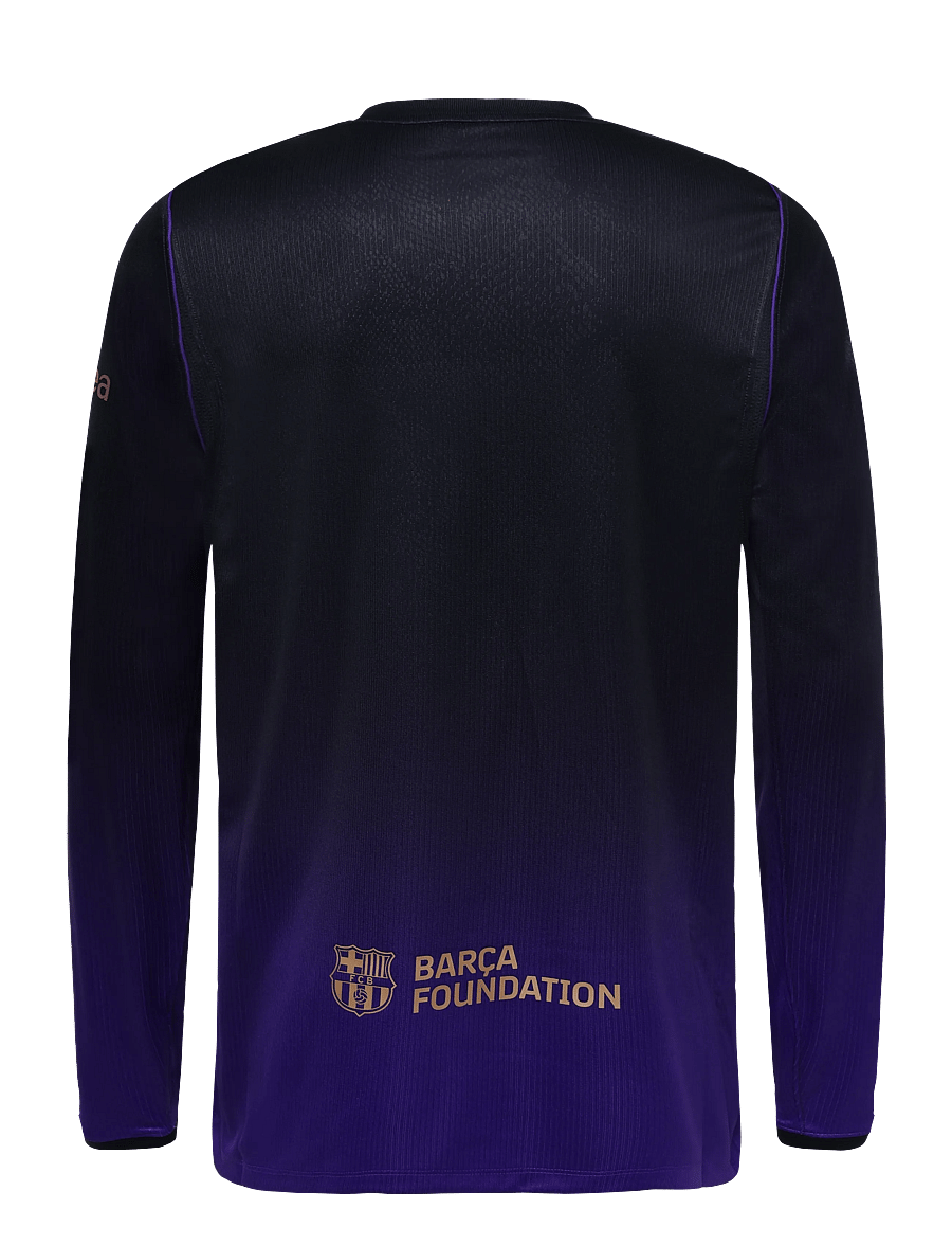 Nike - FCB M NK DF JSY LS STAD AW - fußballoberteile - field purple/field purple/meta - 1
