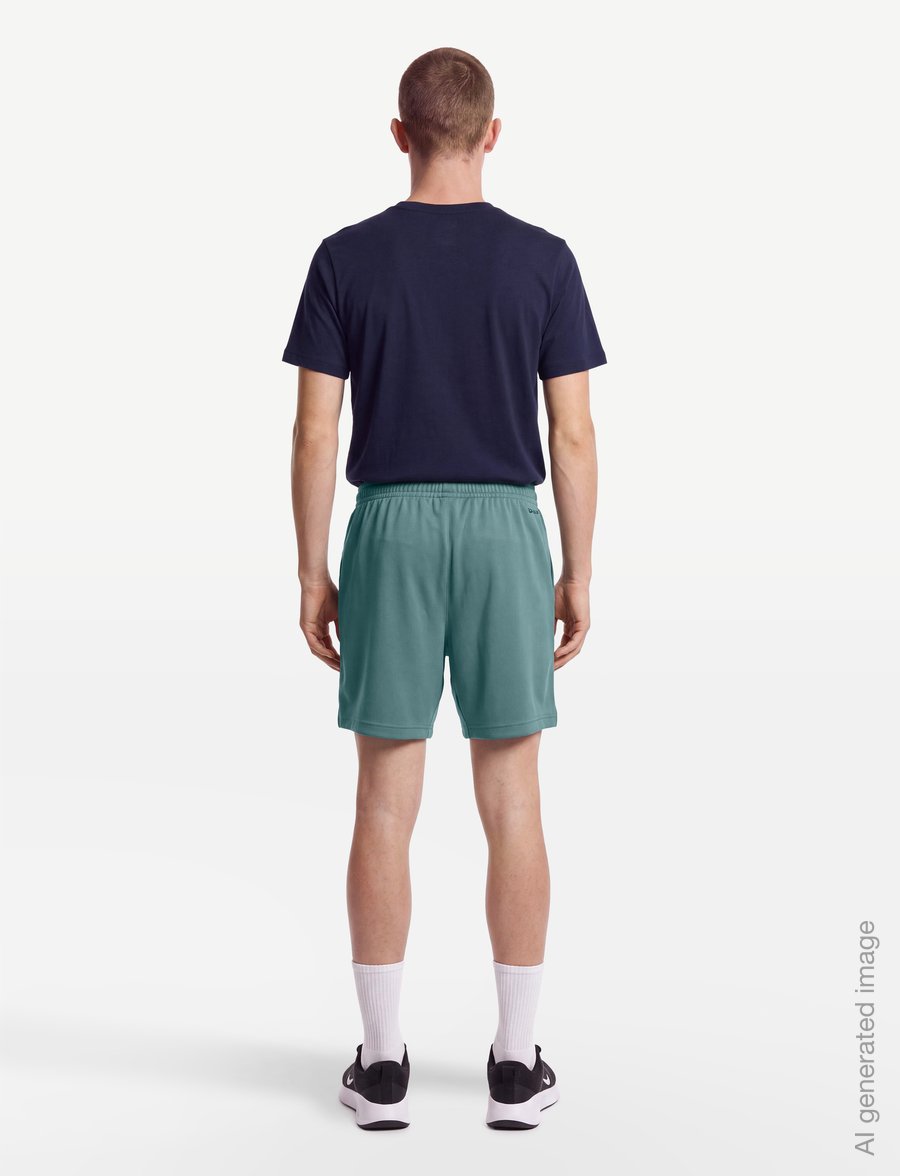 Nike - Nike Dri-Fit 7IN Fleece Short - træningsshorts - mineral slate/black - 4