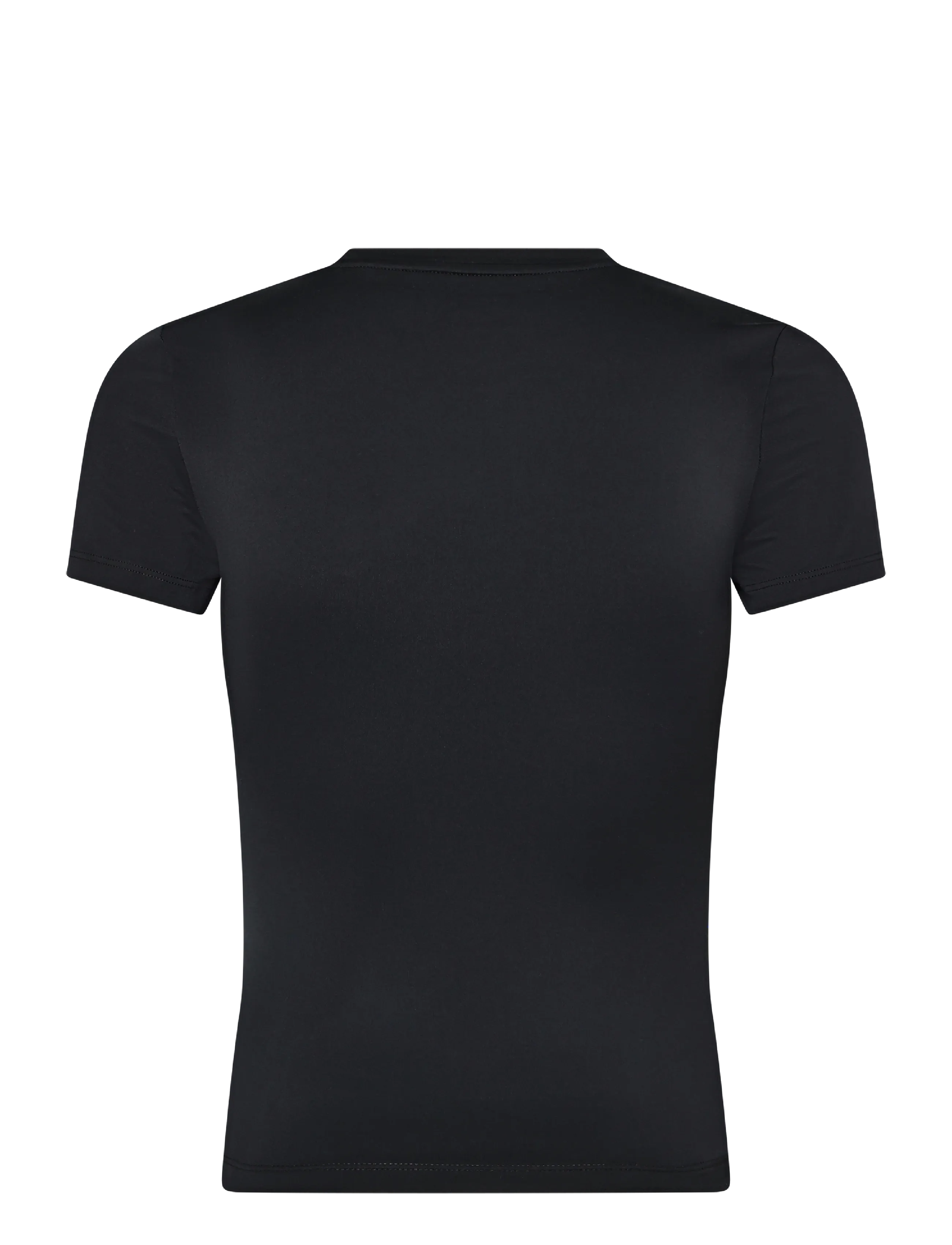 Nike - W NK ONE FITTED SS TOP - black/white - 1