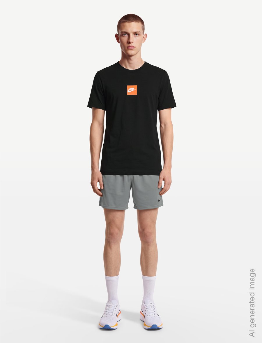 Nike - NIKE SPORTSWEAR JUST DO IT TEE - t-shirts - black - 0