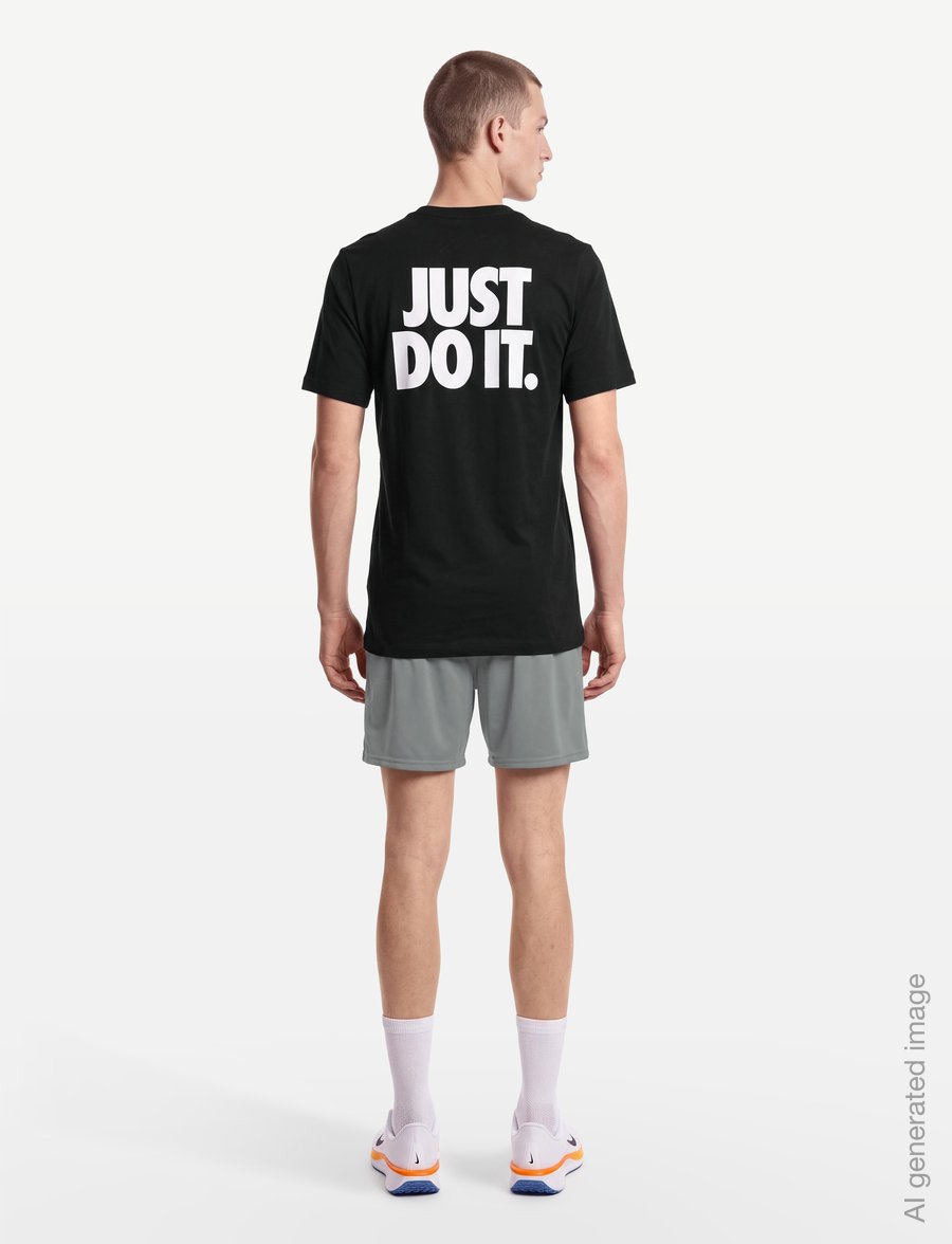 Nike - NIKE SPORTSWEAR JUST DO IT TEE - t-shirts - black - 4