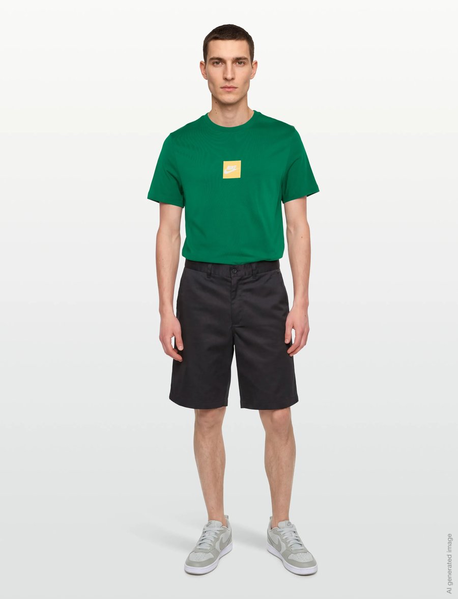 Nike - NIKE SPORTSWEAR JUST DO IT TEE - alussärgid ja t-särgid - malachite - 0