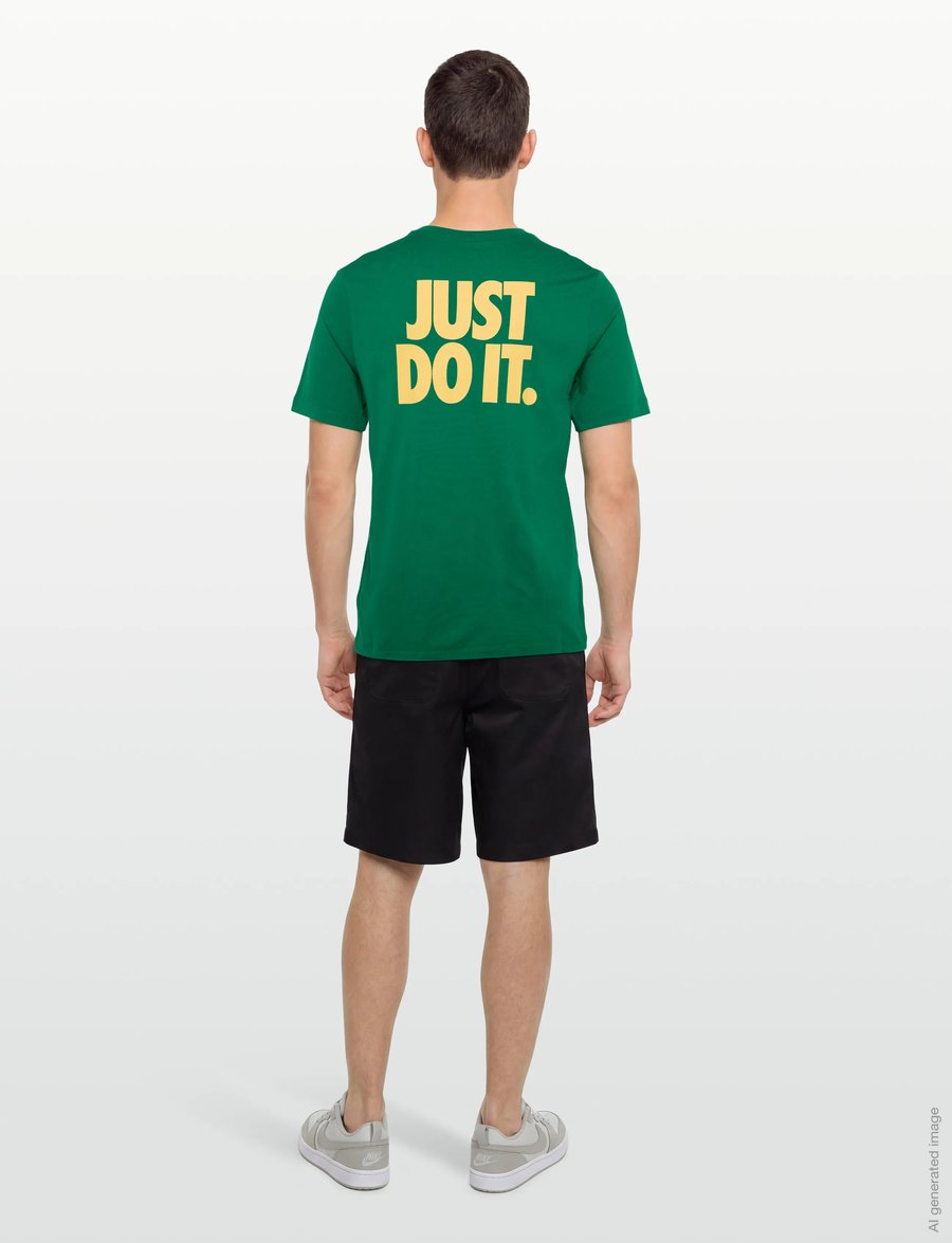 Nike - NIKE SPORTSWEAR JUST DO IT TEE - alussärgid ja t-särgid - malachite - 5
