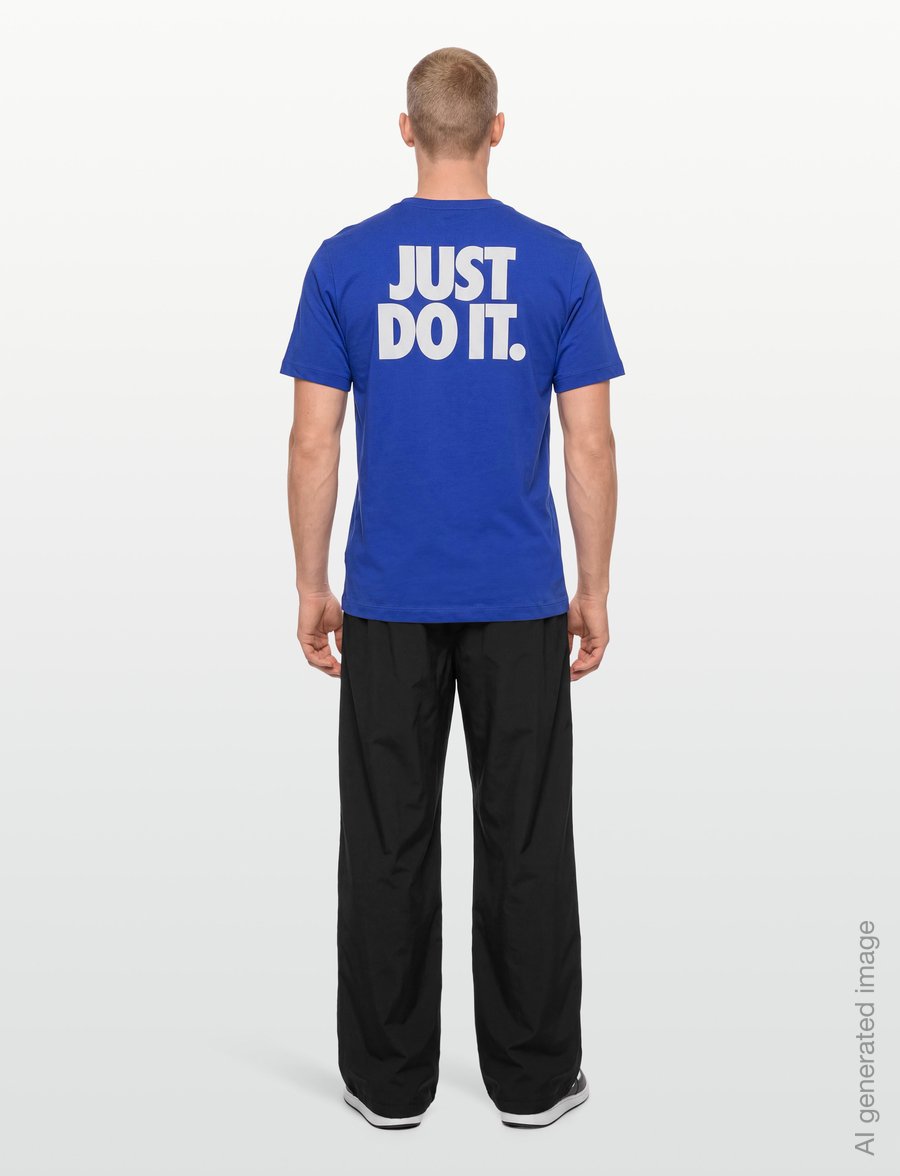 Nike - NIKE SPORTSWEAR JUST DO IT TEE - oberteile & t-shirts - old royal - 4