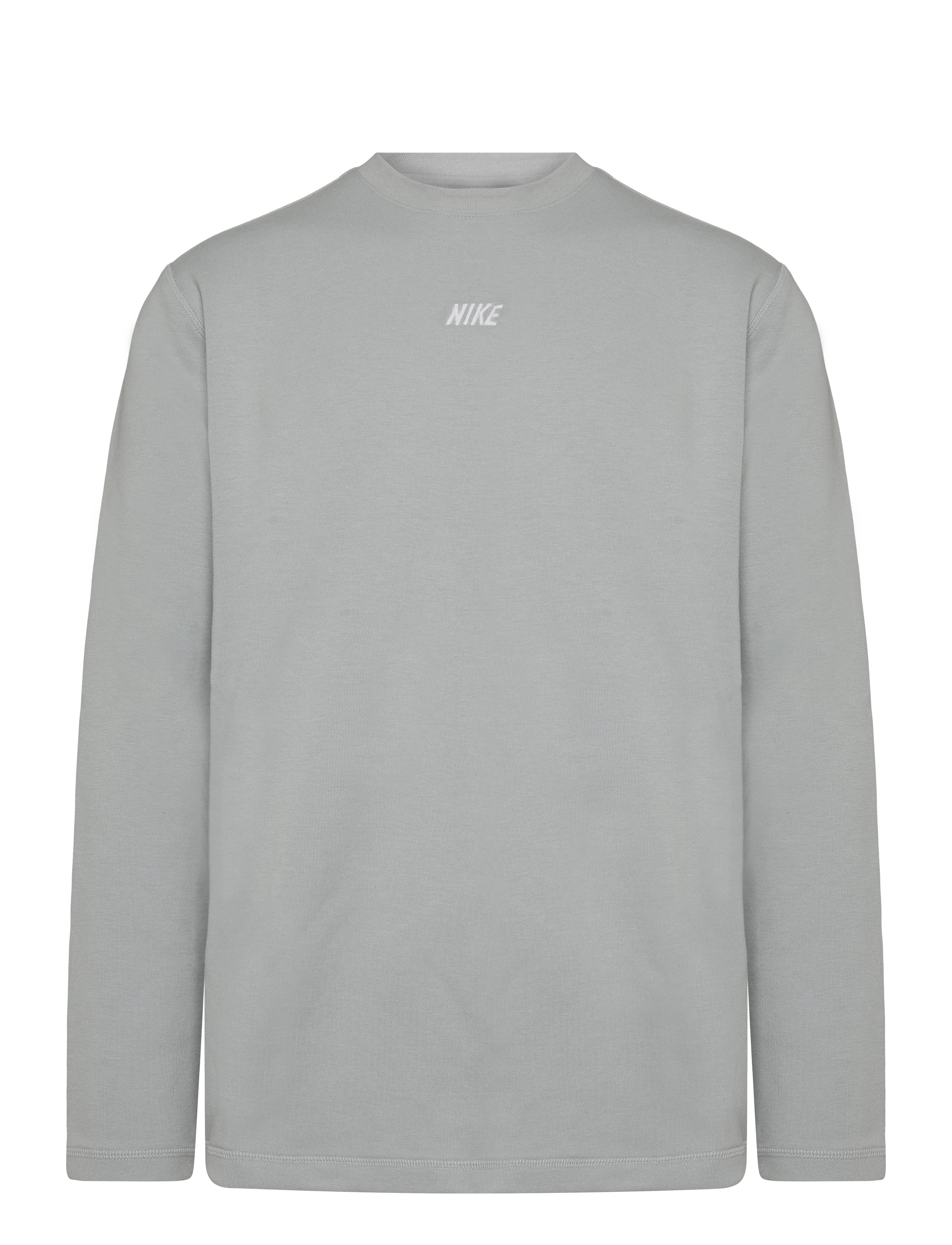 Nike Nike Club Varsity Long Sleeved Crew - Kleidung - LT SMOKE GREY/WHITE / grey