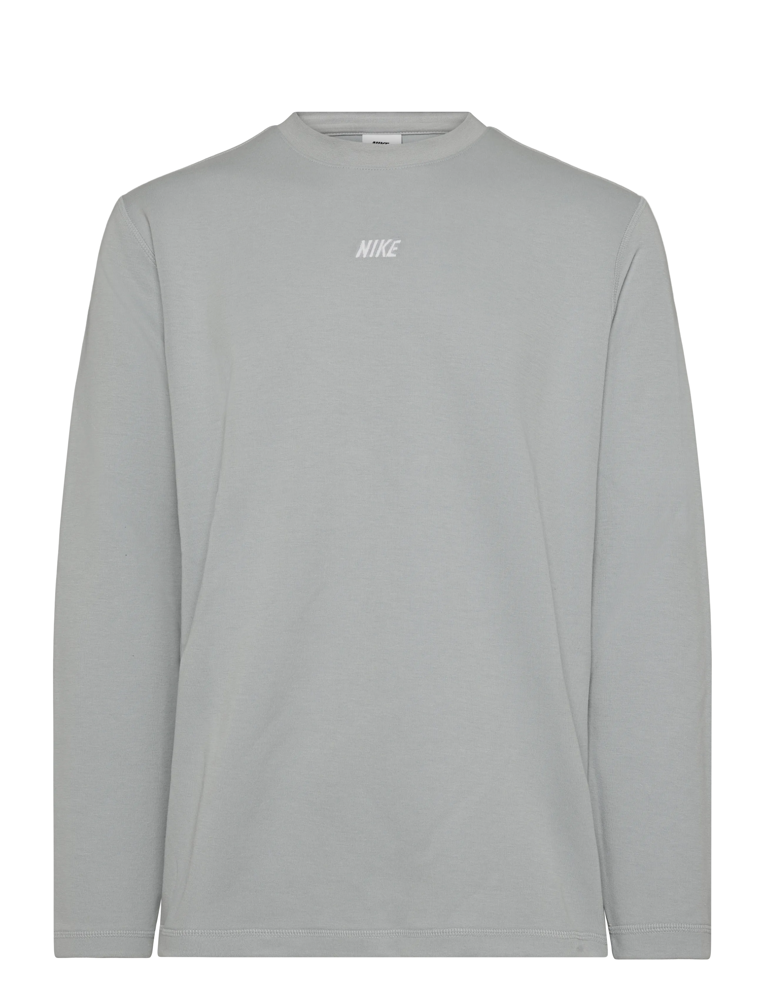 Nike Nike Club Varsity Long Sleeved Crew - Sportmode - LT SMOKE GREY/WHITE / grey