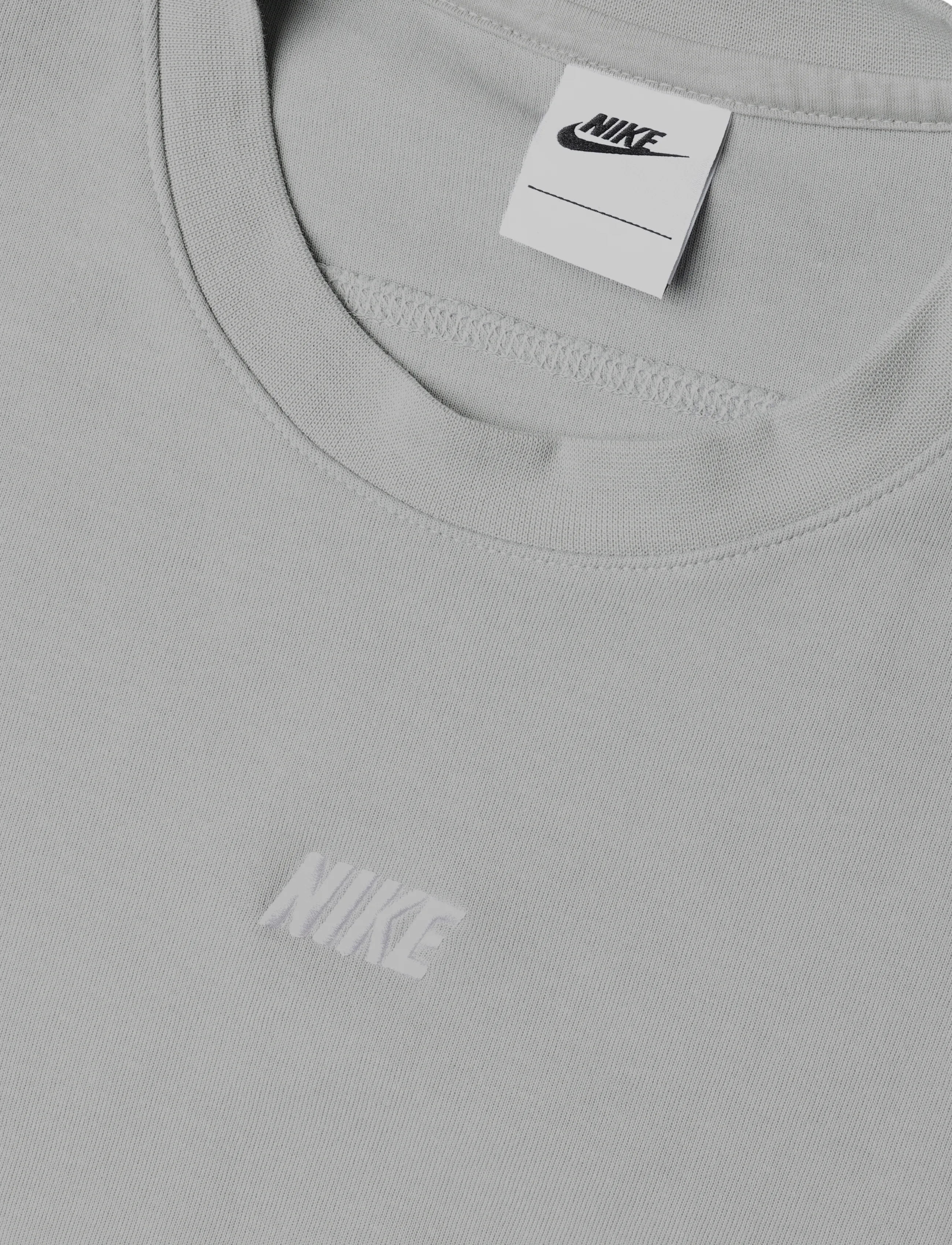 Nike - Nike Club Varsity Long Sleeved Crew - herbstersparnisse - lt smoke grey/white - 5