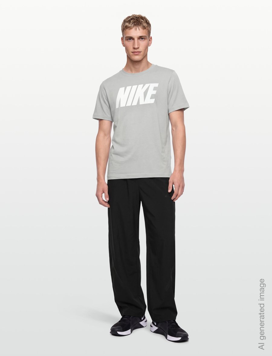 Nike - Nike Club Varsity Short Sleeved Lifestyle - palaidinės ir marškinėliai - lt smoke grey/white - 0