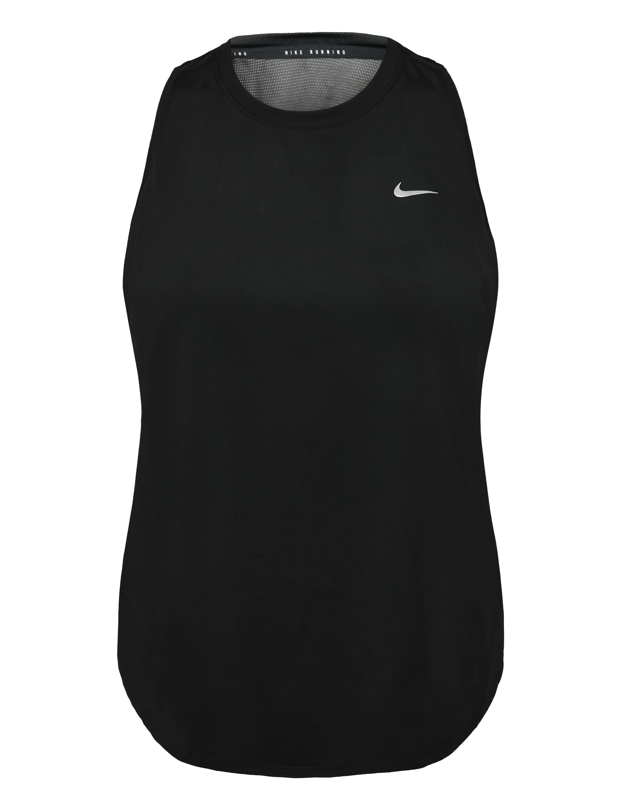 Nike W NK SWIFT DF TANK STNDRD - Tank tops - BLACK/REFLECTIVE SILV / black