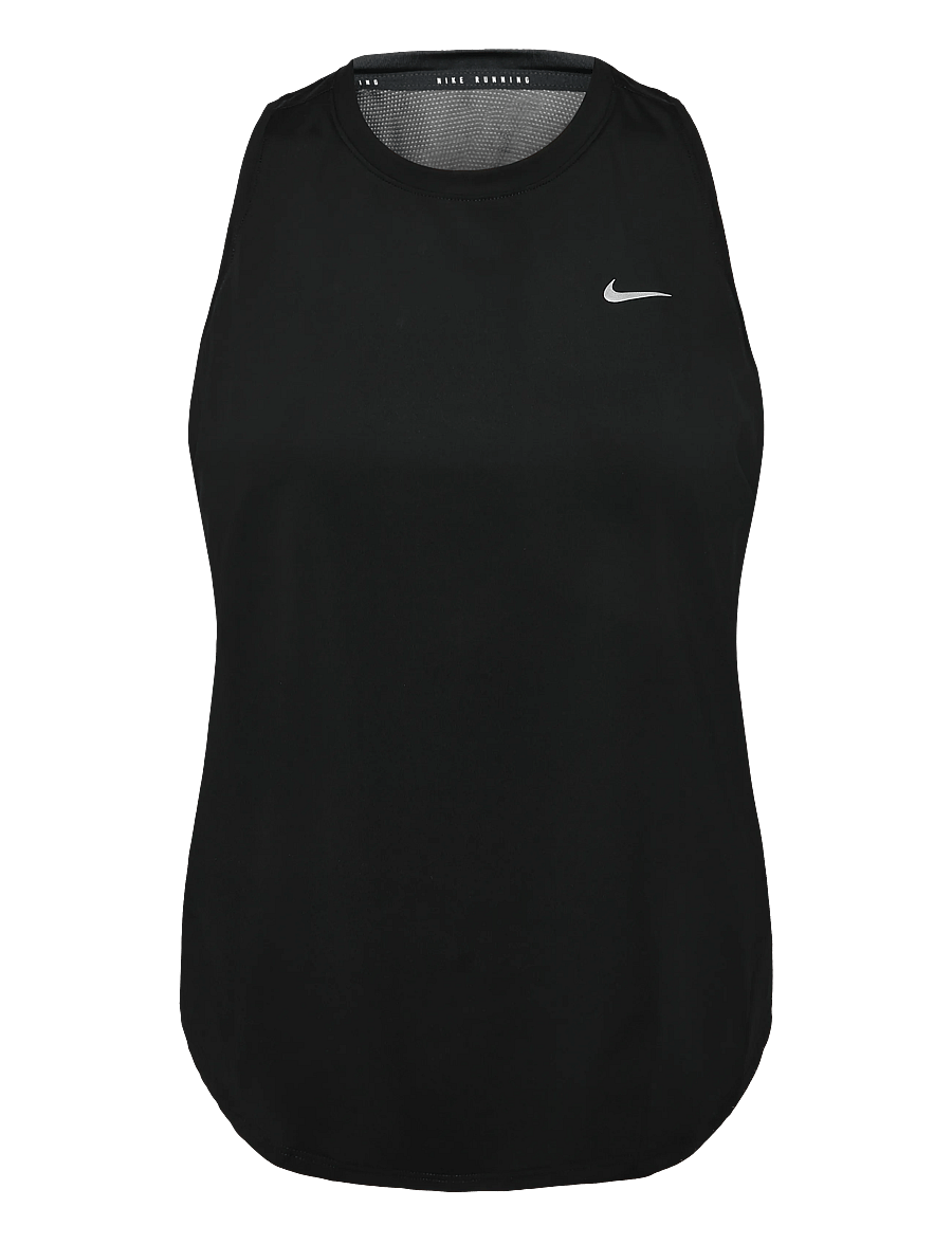 Nike - W NK SWIFT DF TANK STNDRD - tank tops - black/reflective silv - 0