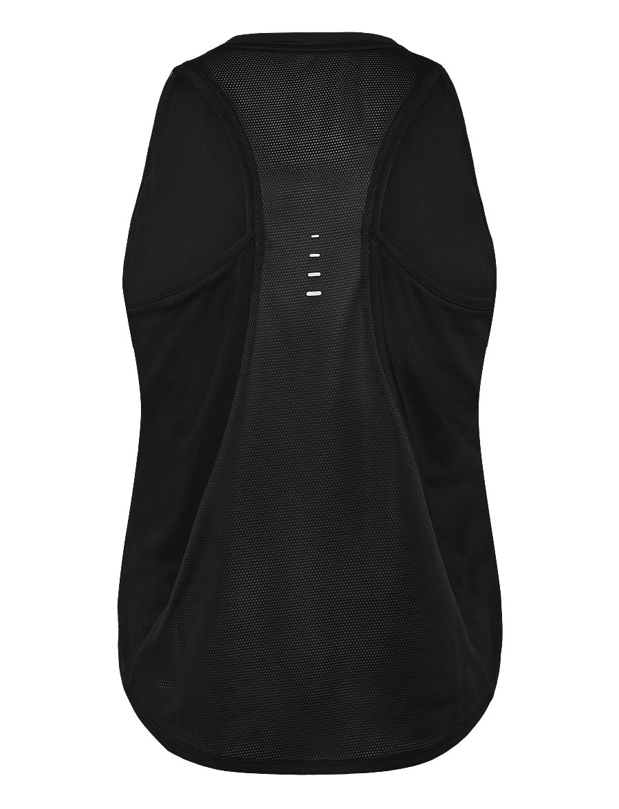 Nike - W NK SWIFT DF TANK STNDRD - tank tops - black/reflective silv - 1