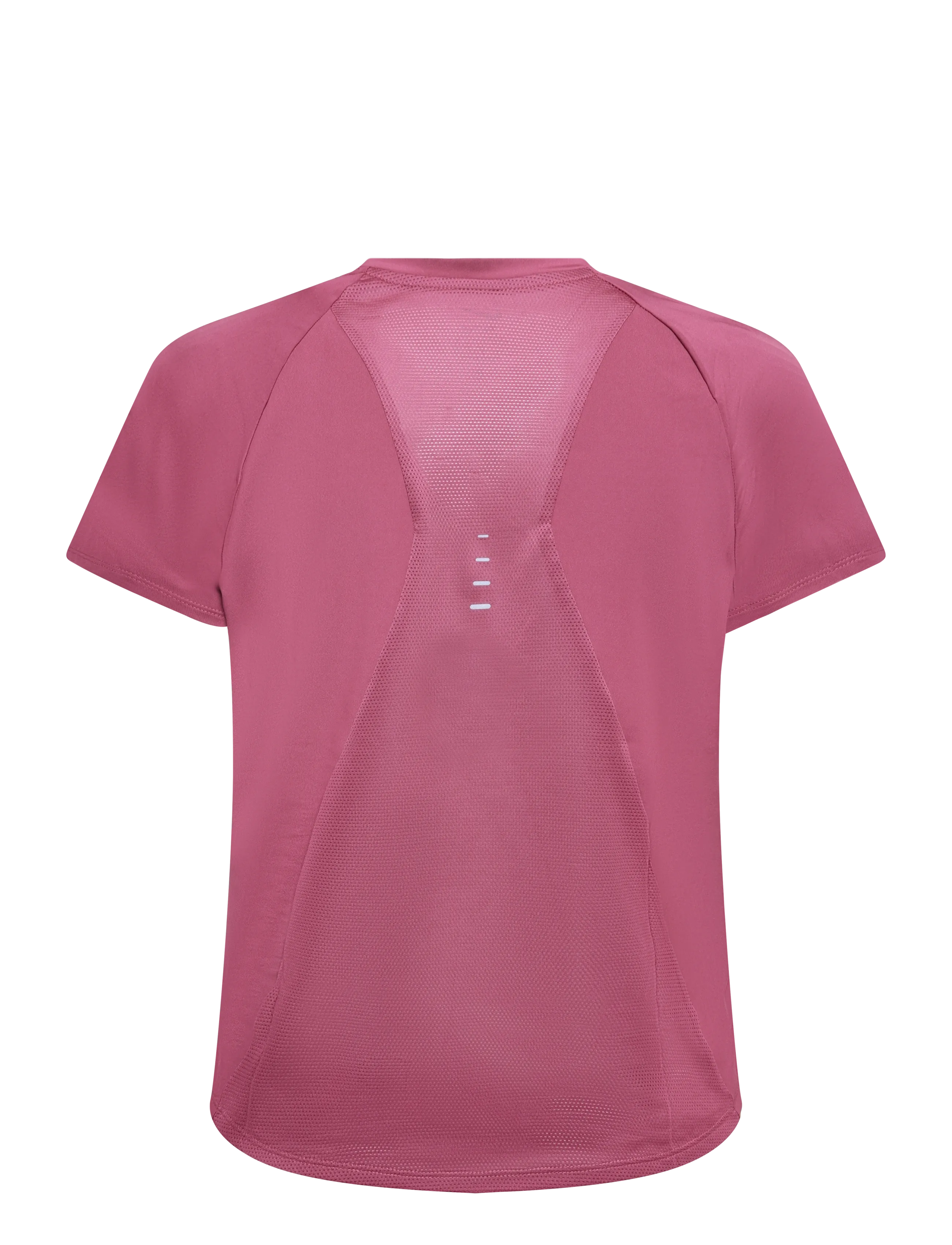 Nike - W NK SWIFT DF TOP SS STNDRD - t-shirts - pink smoke/reflective silv - 1