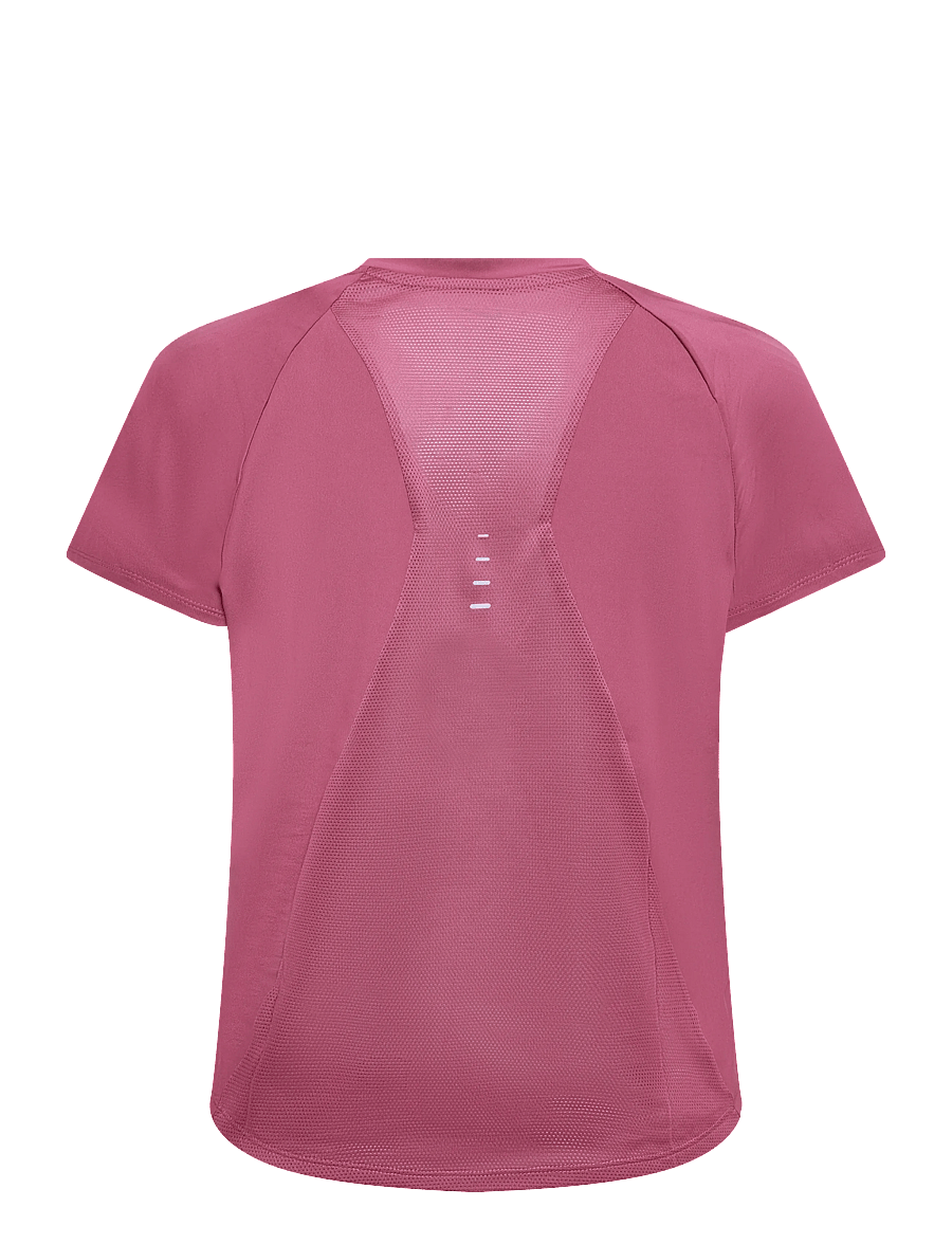 Nike - Nike Swift Dri-Fit Standard Short-Sleeved Top - t-shirts - pink smoke/reflective silv - 1