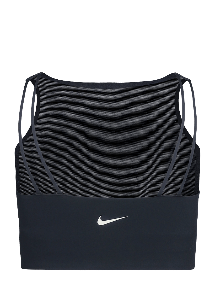 Nike - W NP DF SCULPT HN PAD LL BRA - spordi-rinnahoidjad - black/white - 1