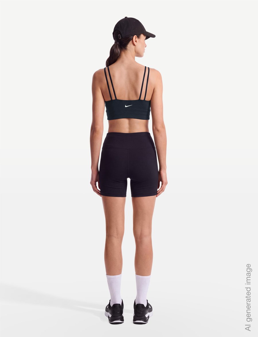 Nike - W NP DF SCULPT HN PAD LL BRA - sport-bhs - black/white - 4
