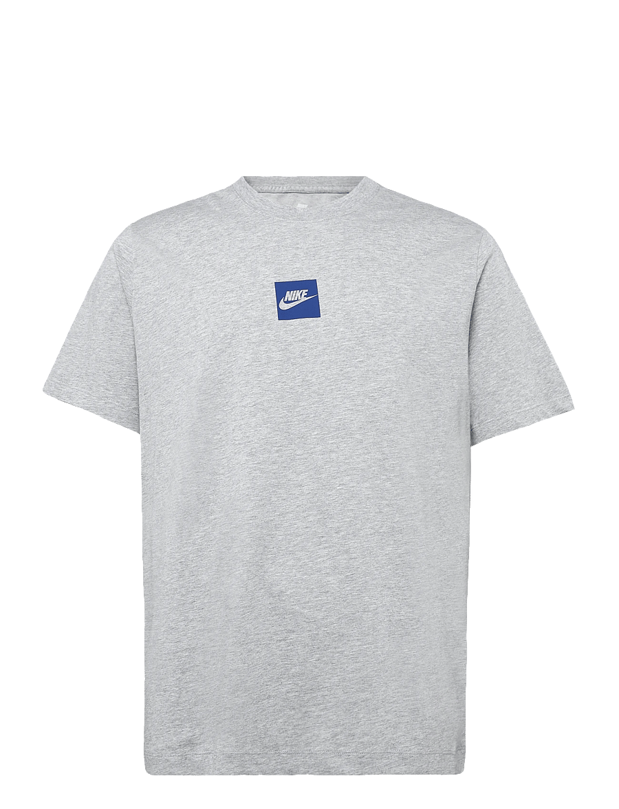 Nike - U NSW TEE STD CLUB FTRA BOX - t-shirts - dk grey heather - 0