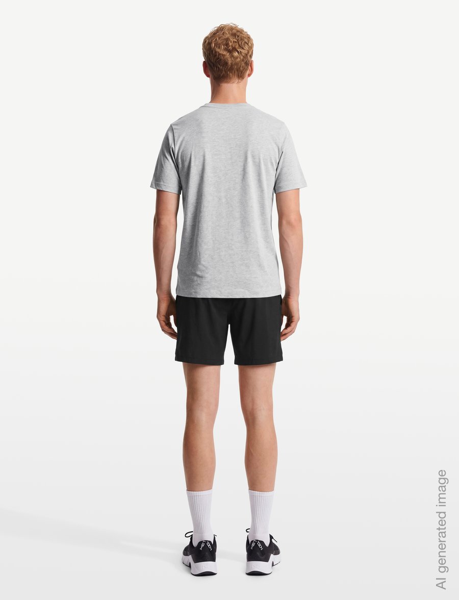 Nike - U NSW TEE STD CLUB FTRA BOX - tops & t-shirts - dk grey heather - 4