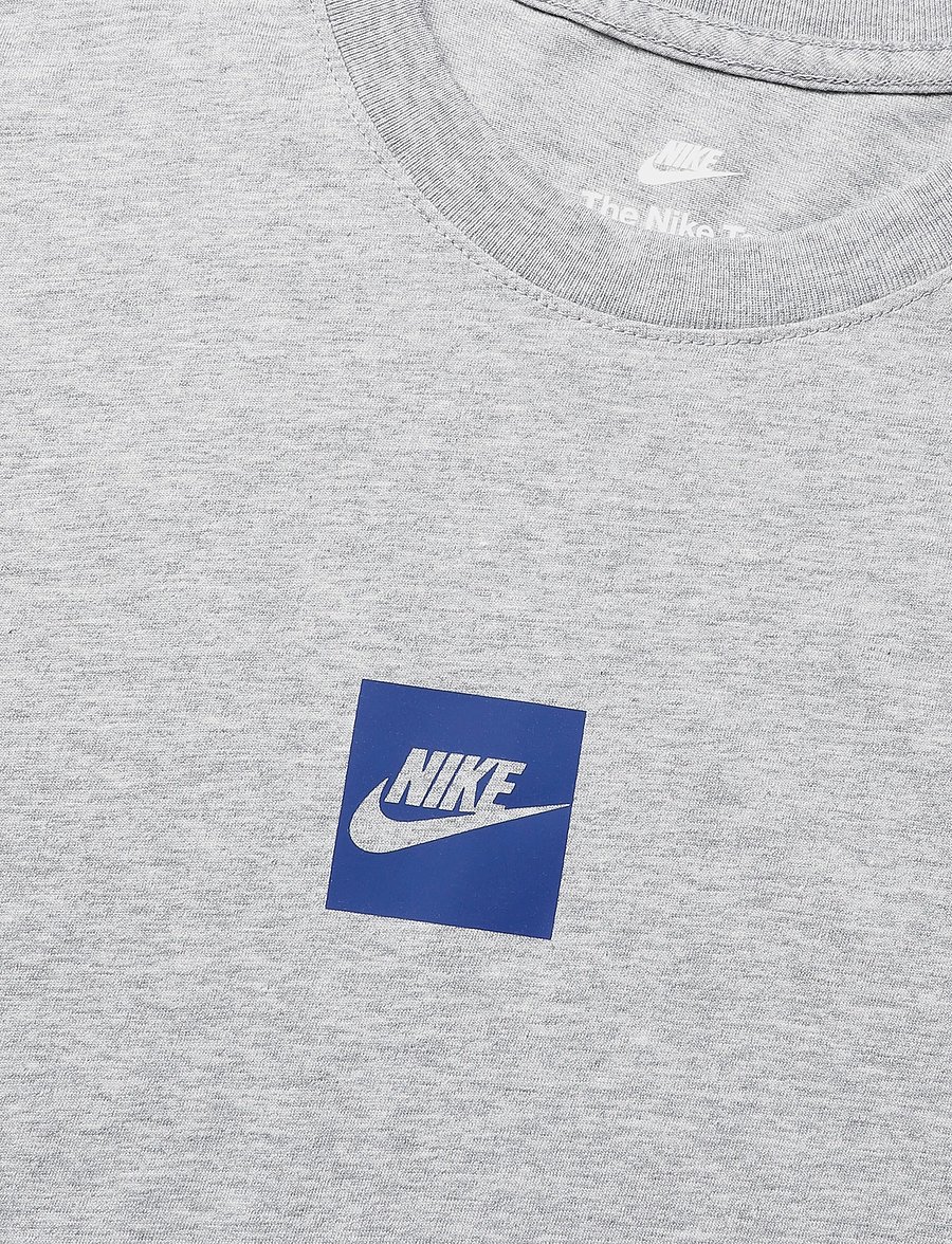 Nike - U NSW TEE STD CLUB FTRA BOX - t-shirts - dk grey heather - 2