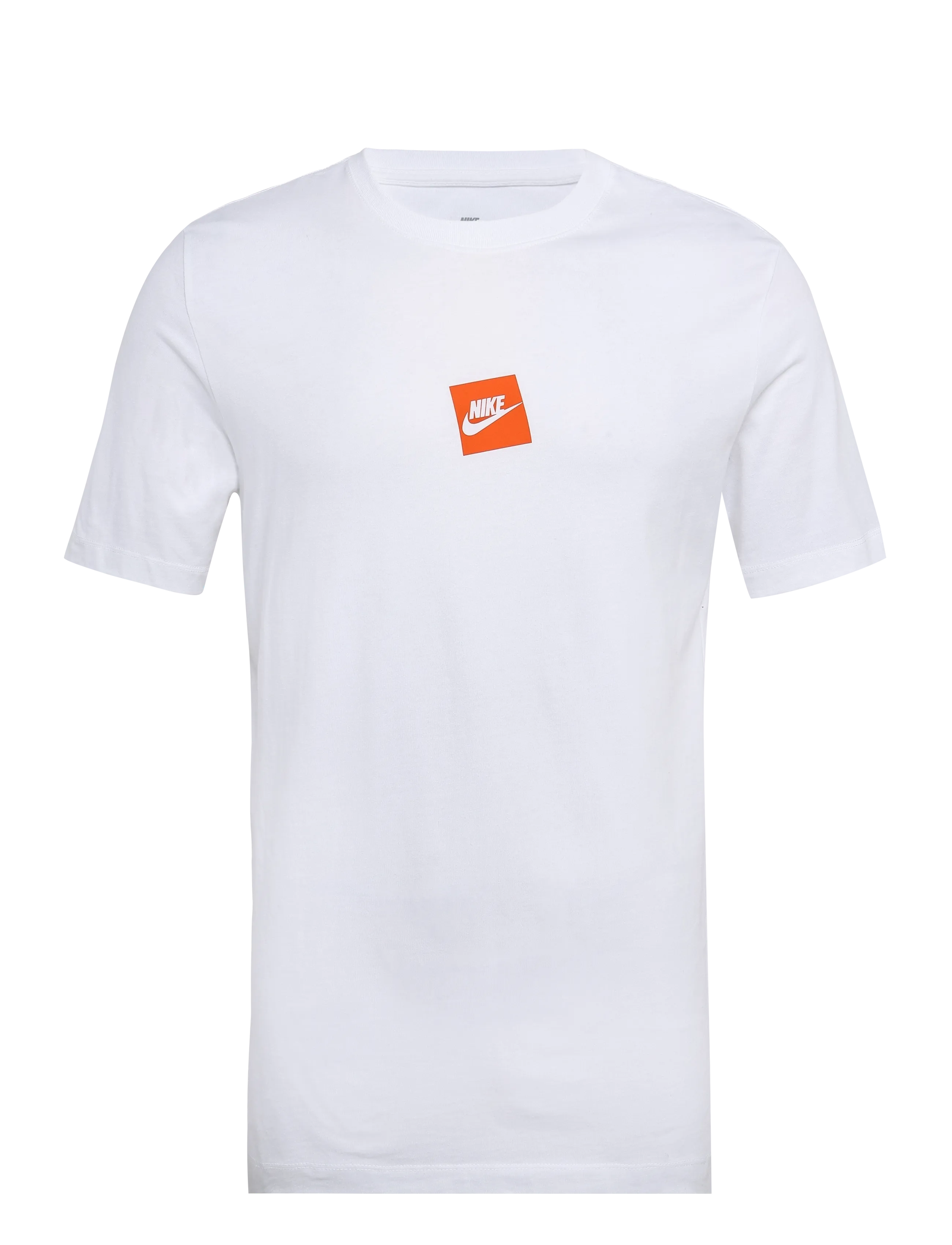 Nike U Nsw Tee Std Club Ftra Box, Mænd, Grafisk T-Shirt, Hvid, Str: XS
