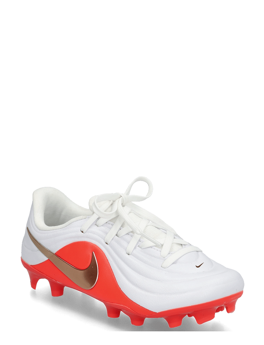 Nike - JR TIEMPO MAESTRO ACD FG/MG LK - fodboldstøvler - white/blur-bright crimson - 0