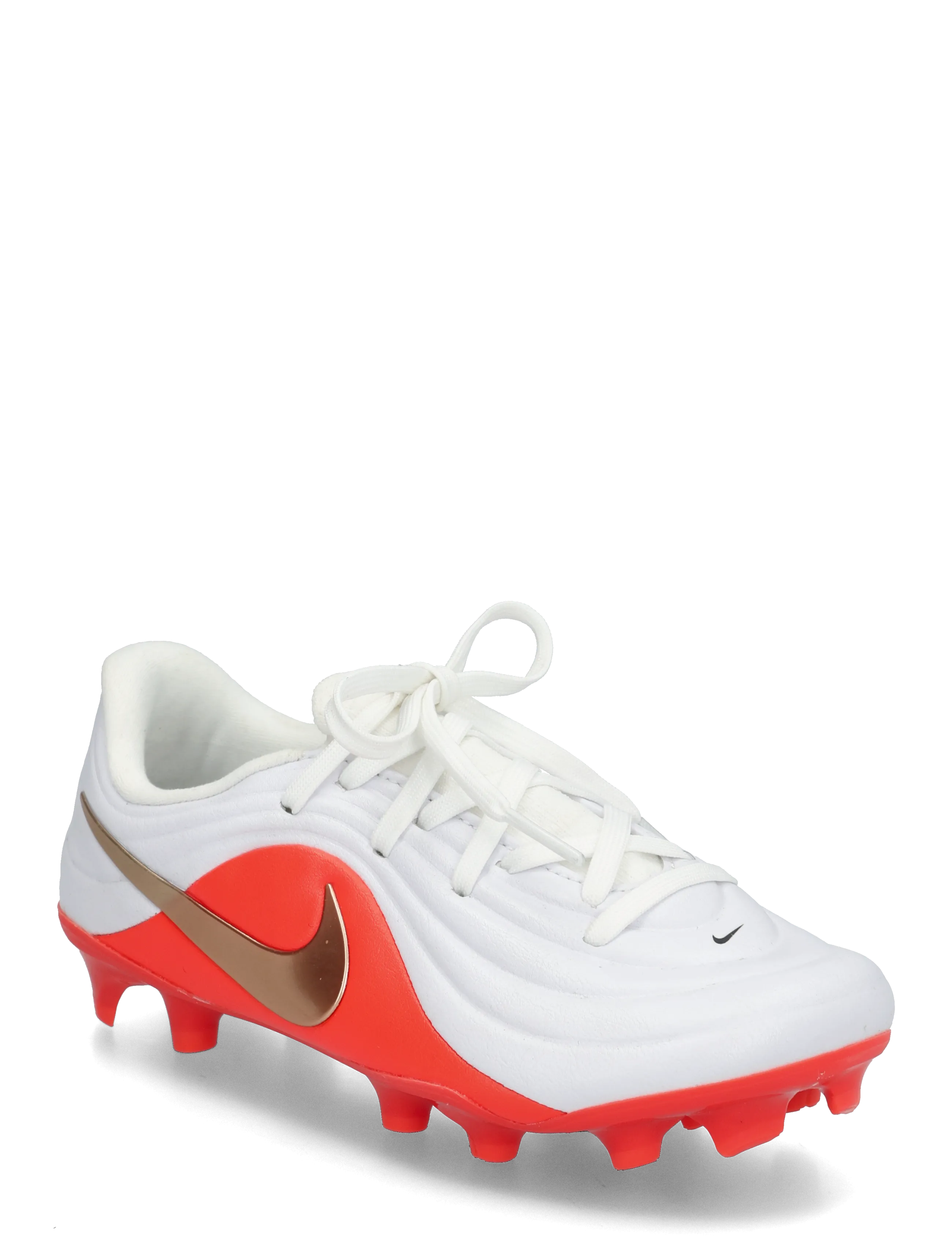 Nike JR TIEMPO MAESTRO ACD FG/MG LK - Schuhe - WHITE/BLUR-BRIGHT CRIMSON / white