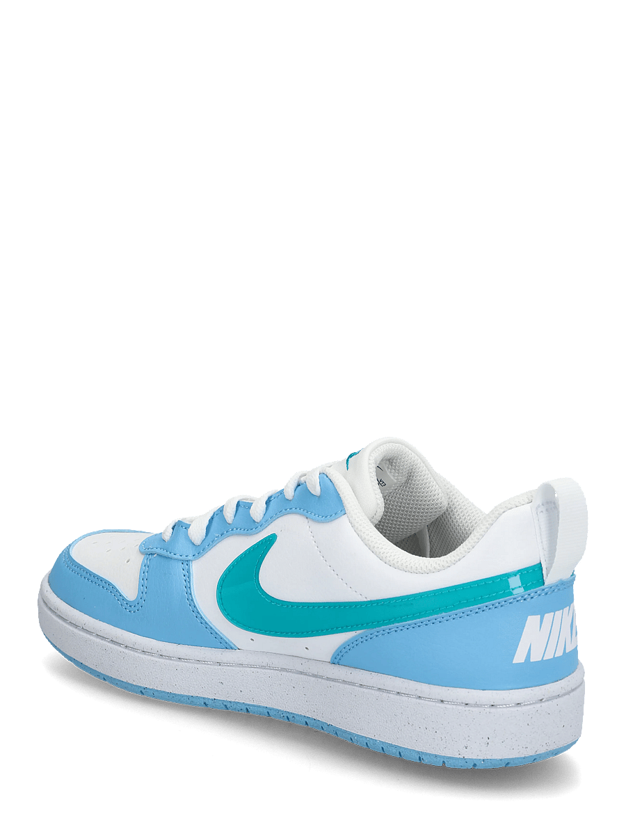 Nike - COURT BOROUGH LOW JES (GS) - niedriger schnitt - white/energy-football blue - 1