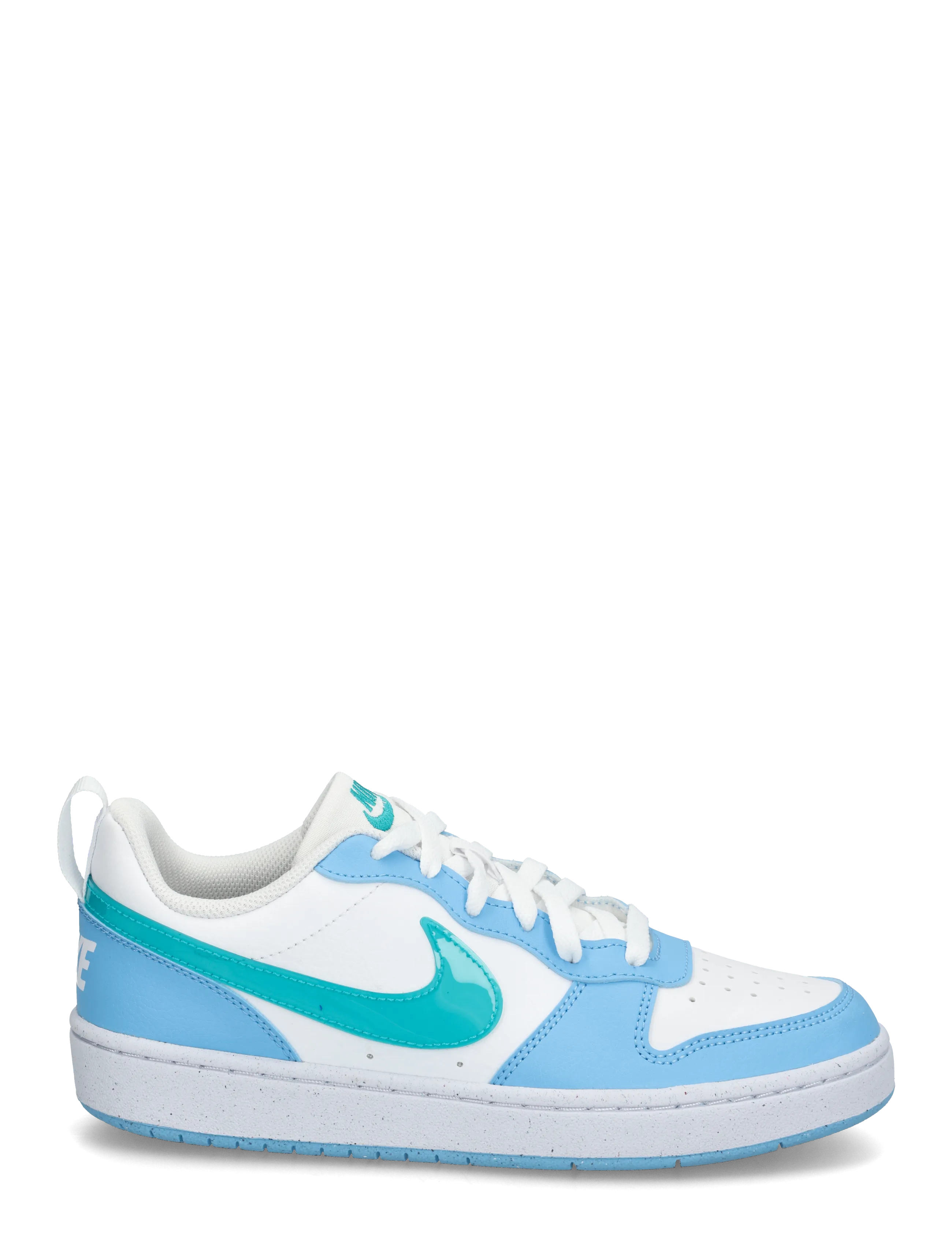 Nike - COURT BOROUGH LOW JES (GS) - herbstersparnisse - white/energy-football blue - 2