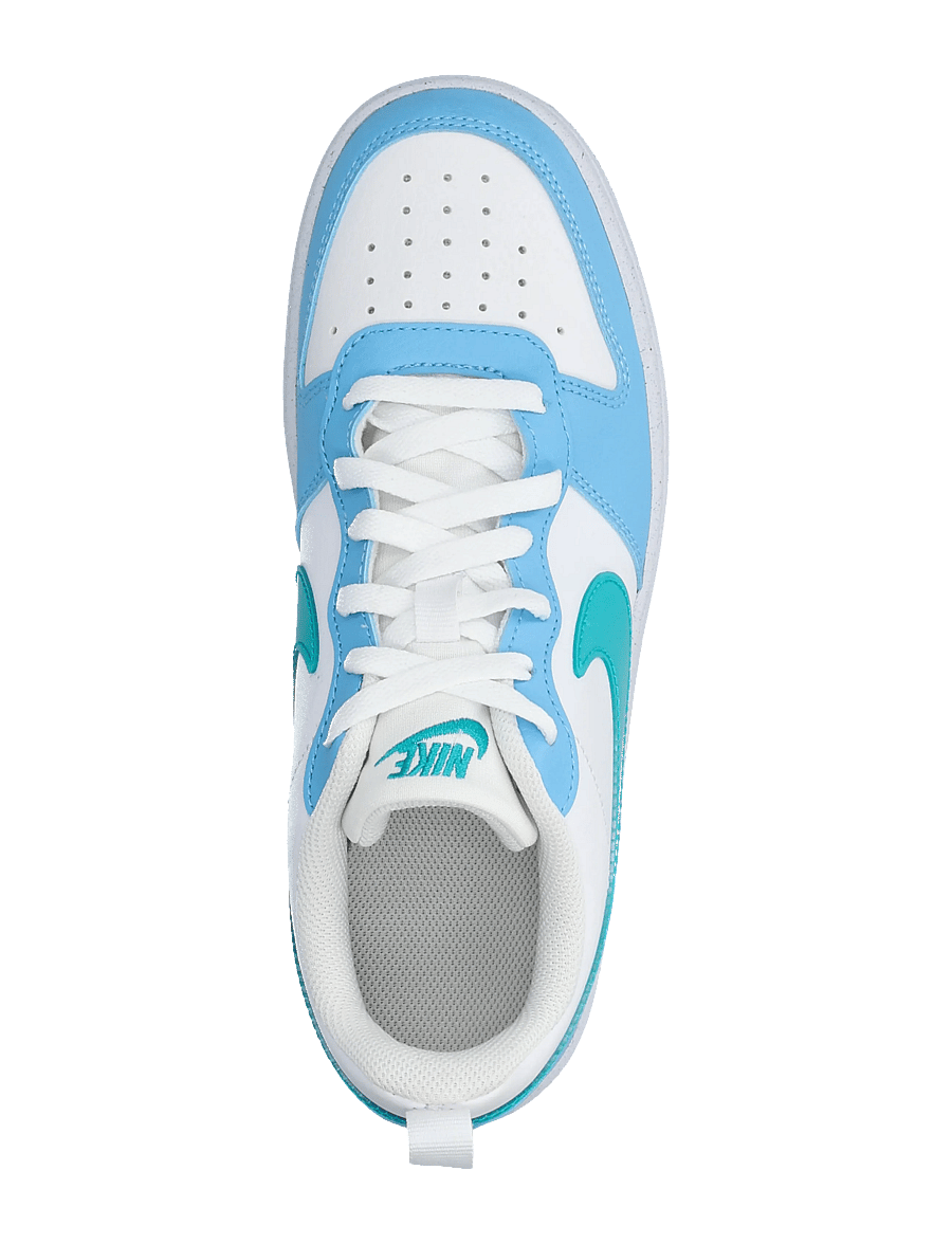 Nike - COURT BOROUGH LOW JES (GS) - niedriger schnitt - white/energy-football blue - 3