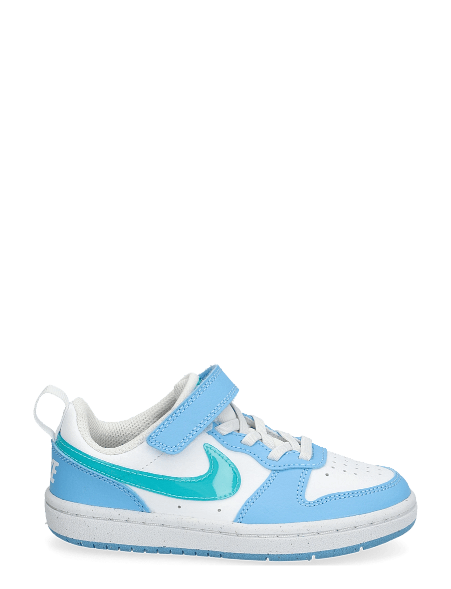 Nike - COURT BOROUGH LOW JES (PSV) - niedriger schnitt - white/energy-football blue - 2