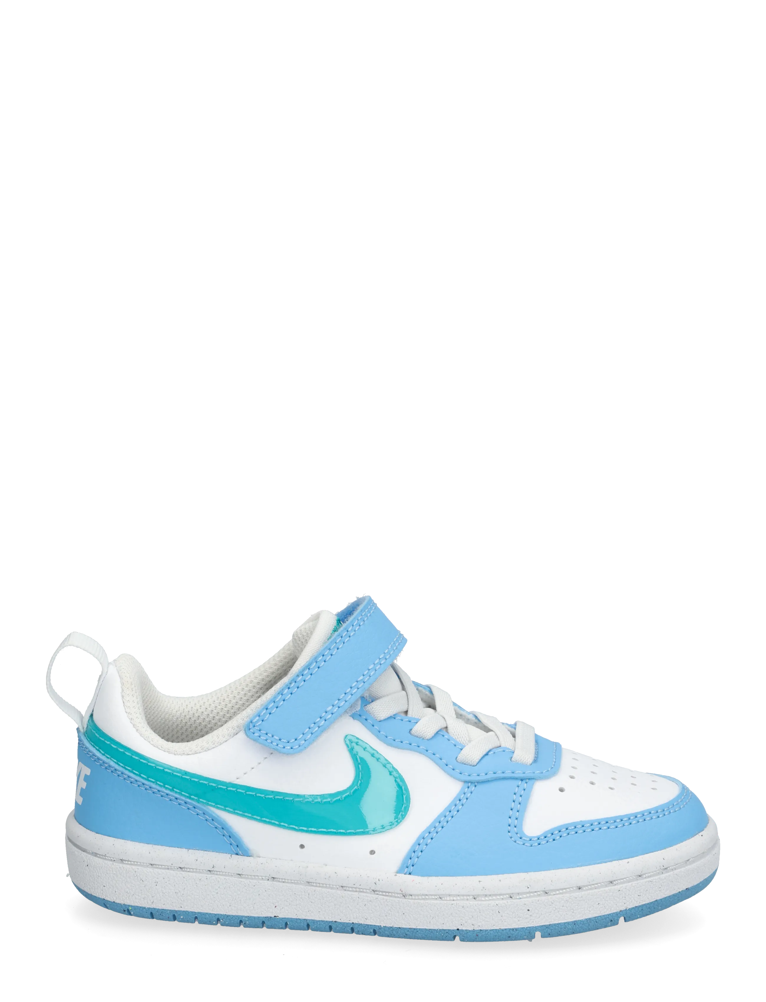 Nike - COURT BOROUGH LOW JES (PSV) - niedriger schnitt - white/energy-football blue - 2