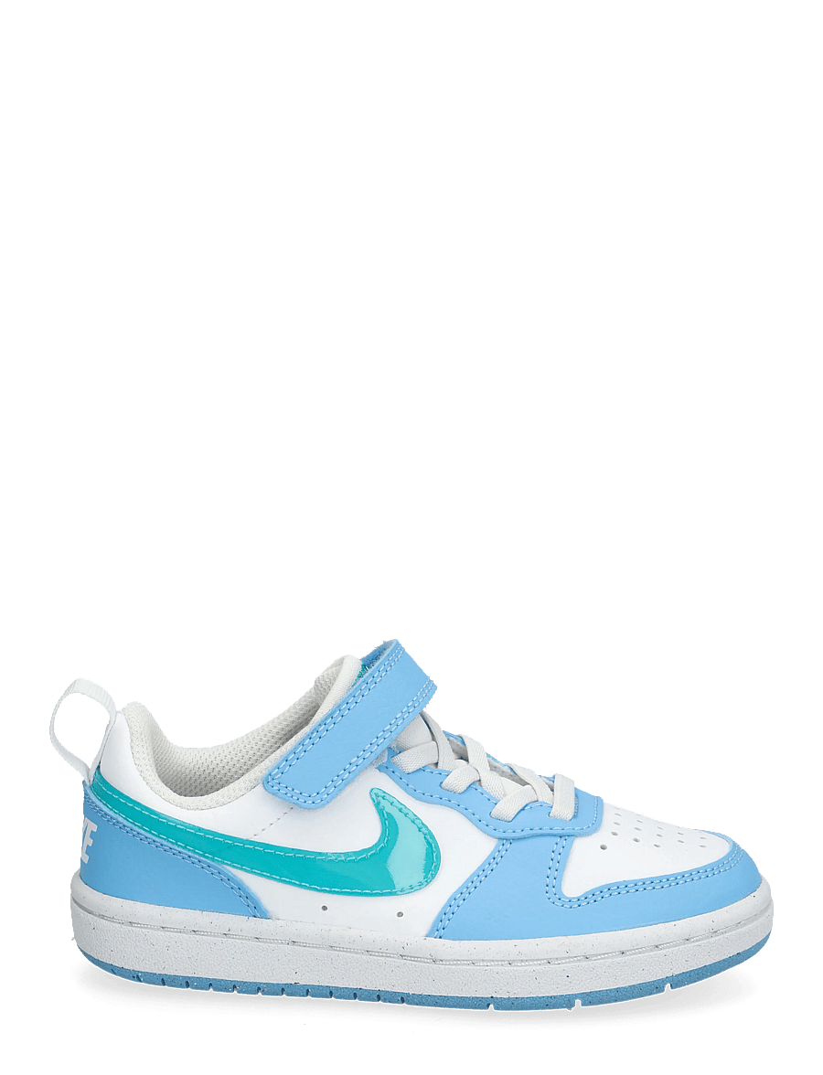 Nike - COURT BOROUGH LOW JES (PSV) - niedriger schnitt - white/energy-football blue - 2