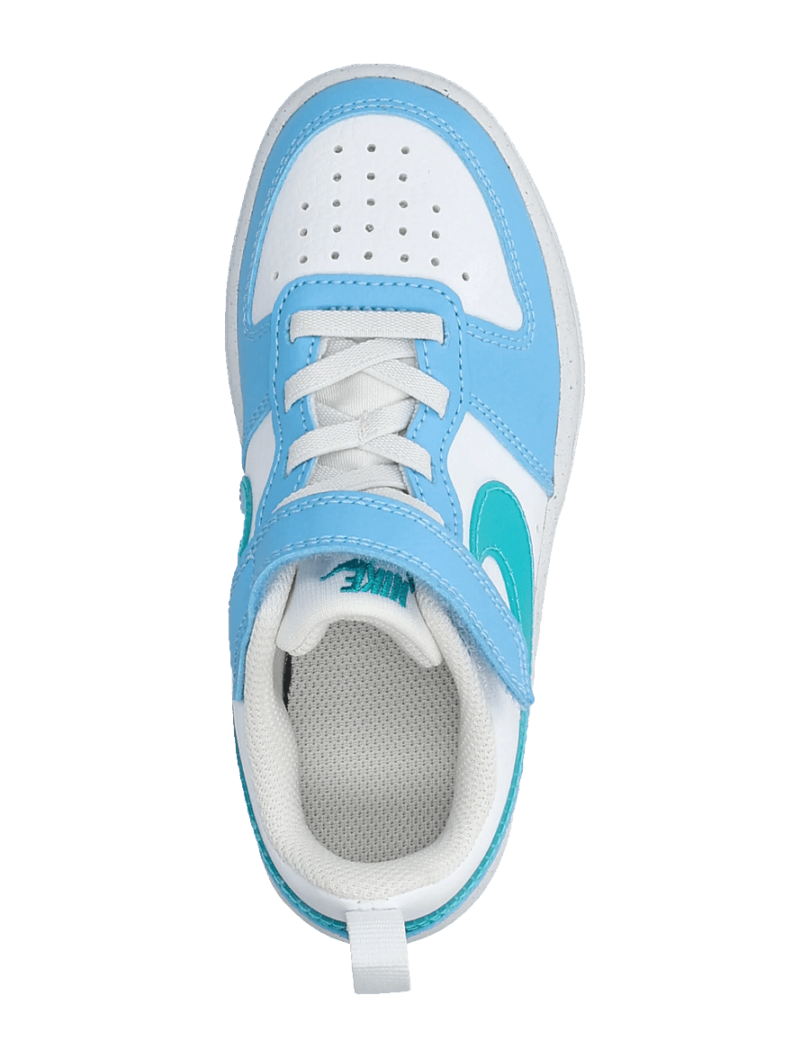Nike - COURT BOROUGH LOW JES (PSV) - niedriger schnitt - white/energy-football blue - 3