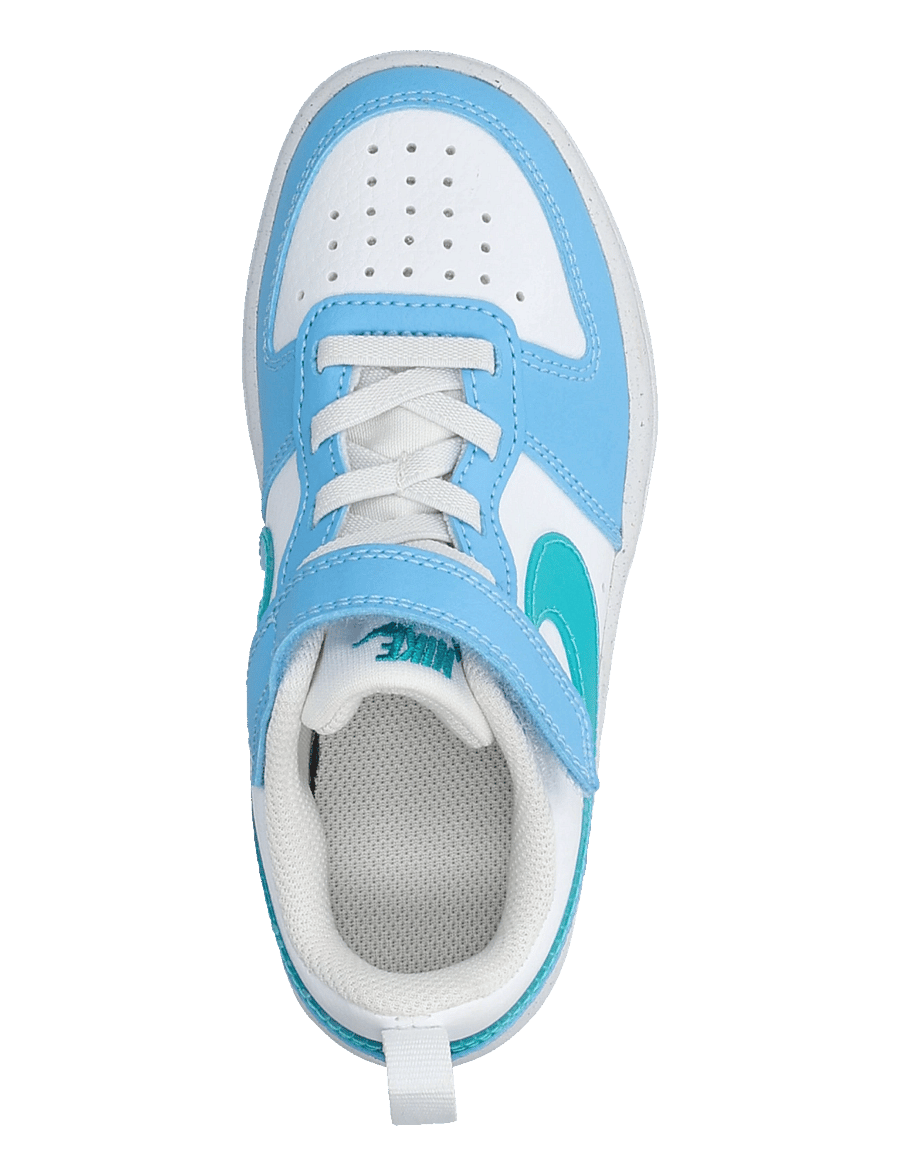 Nike - COURT BOROUGH LOW JES (PSV) - niedriger schnitt - white/energy-football blue - 3