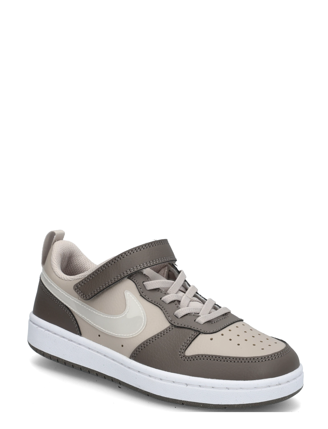 Nike COURT BOROUGH LOW JES (PSV) - Låga sneakers - MOON PARTICLE/WHITE-CAVE STONE / beige