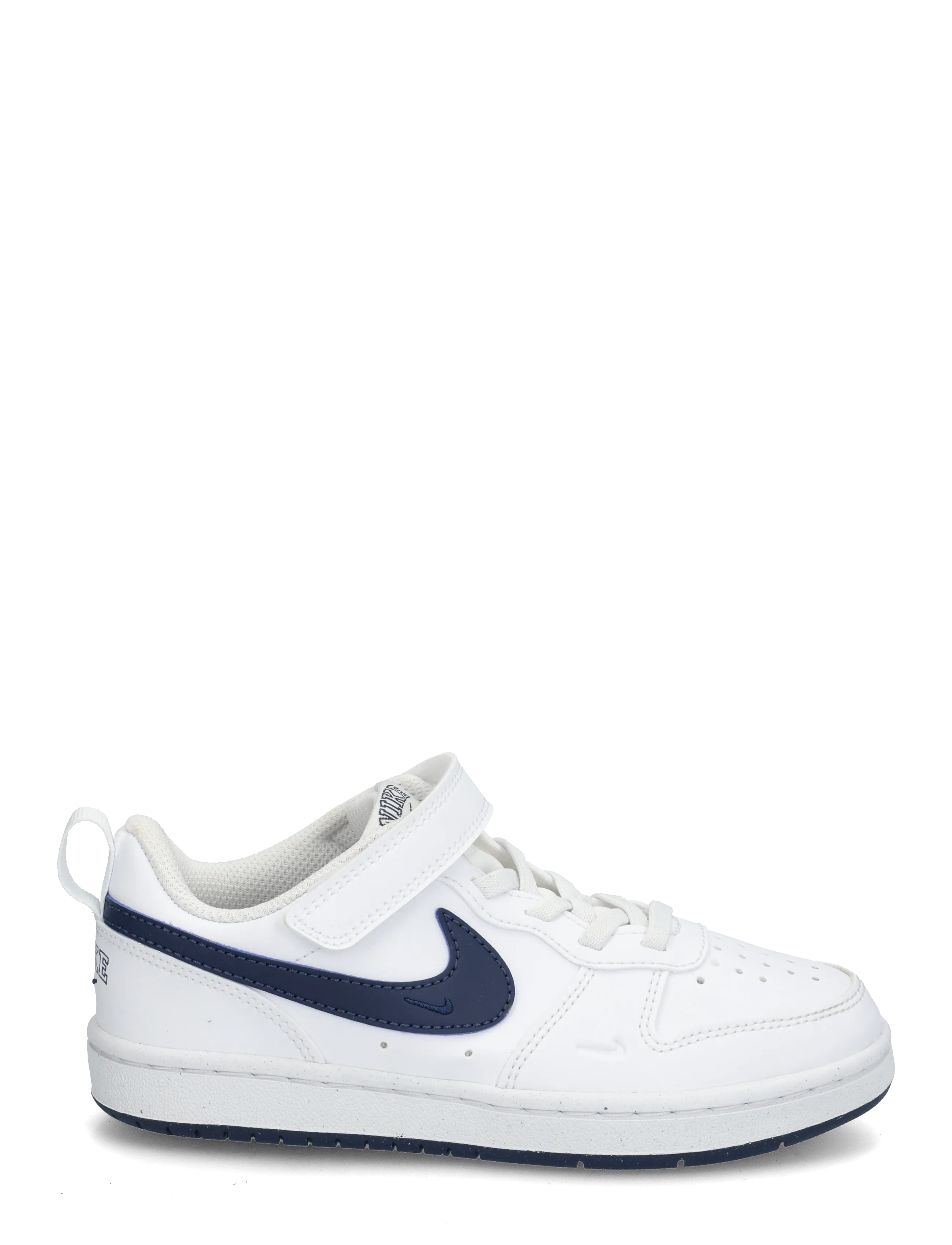 Nike - COURT BOROUGH LOW BRND (PS) - herbstersparnisse - white/midnight navy - 2